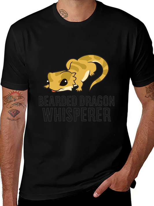 Bearded Dragon Whisperer Black T-Shirt