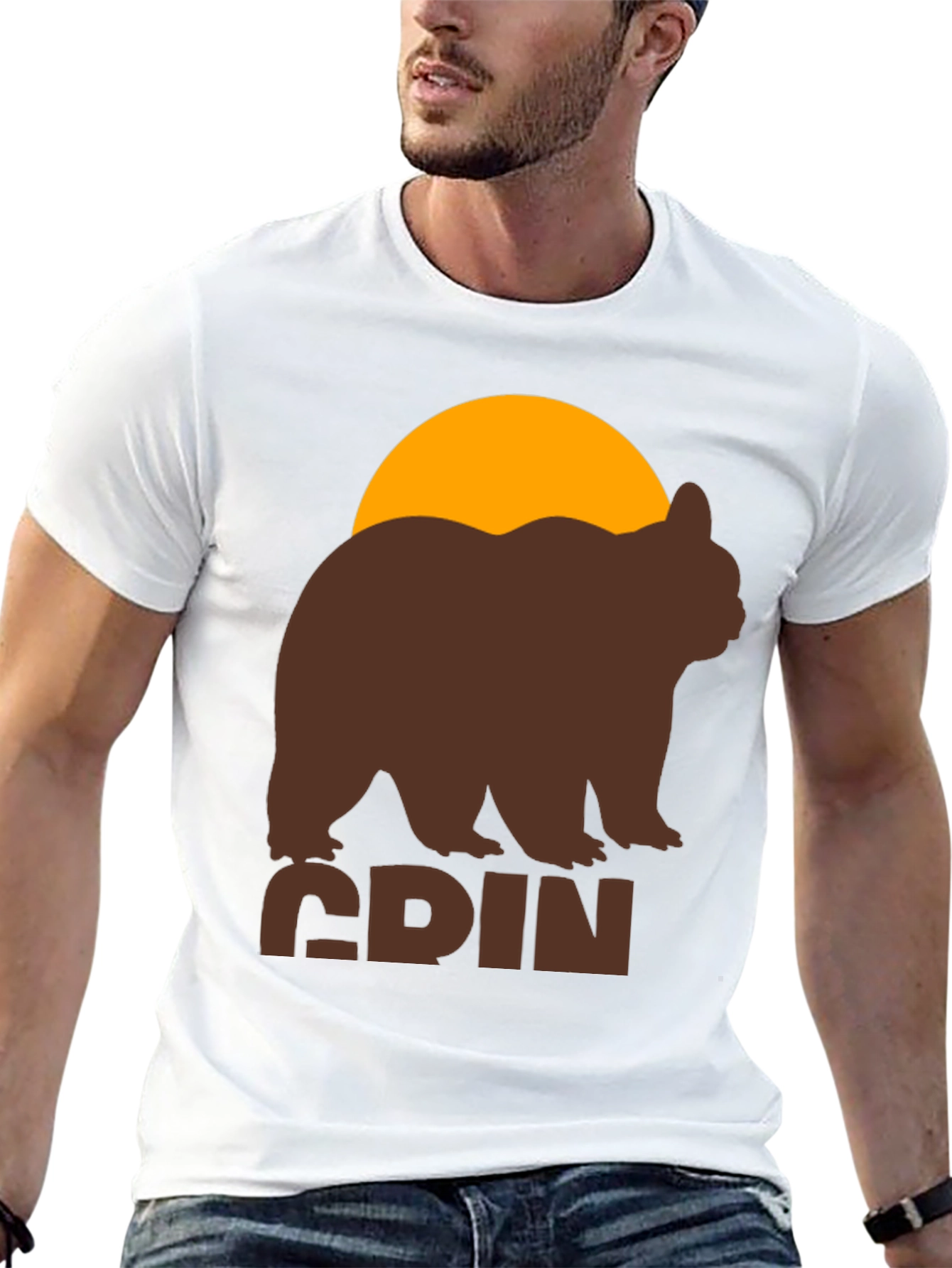 Grizzly Bear Graphic Tee - Adventure Ready