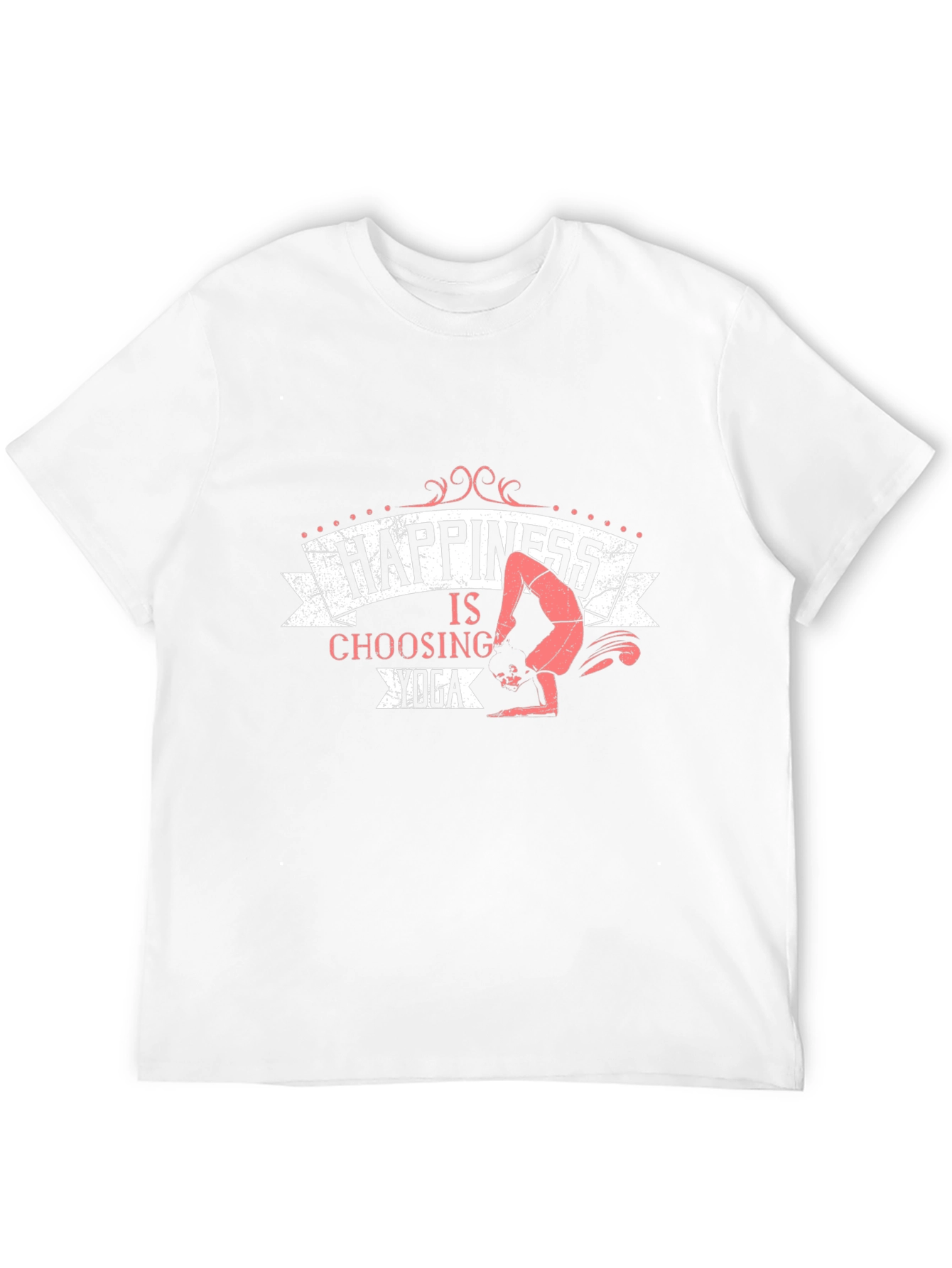 Happiness is Choosing Yoga Black Graphic Tee