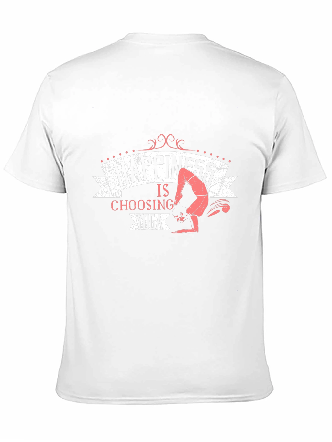 Happiness is Choosing Yoga Black Graphic Tee