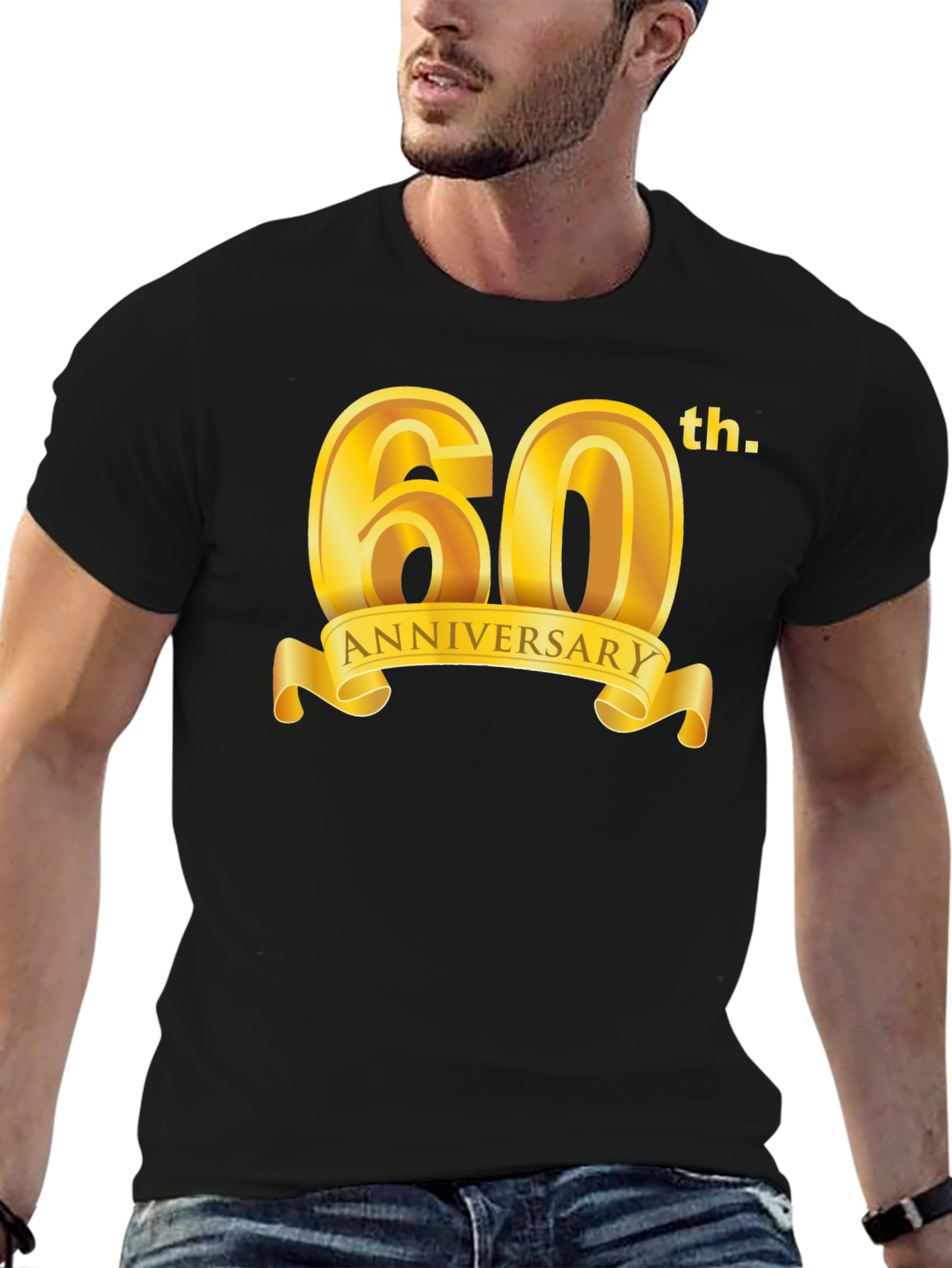 60th Anniversary Black T-Shirt