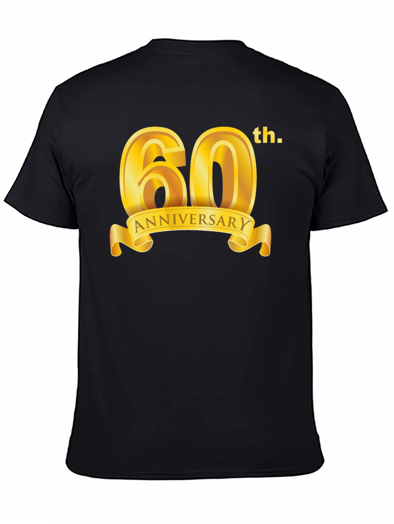 60th Anniversary Black T-Shirt