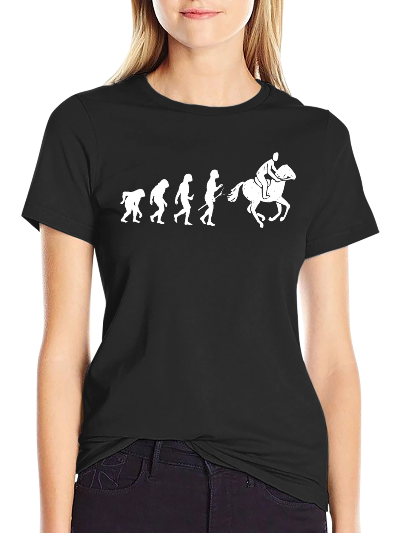 Evolution of Horse Riding T-Shirt