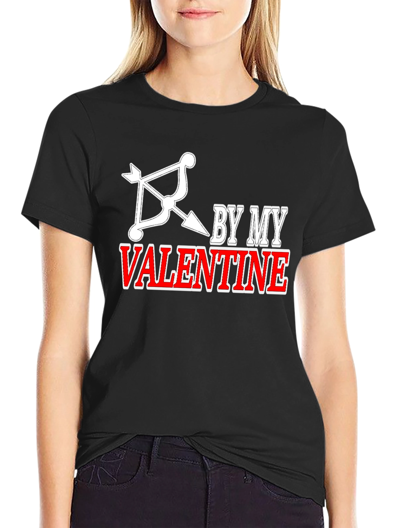 By My Valentine T-Shirt: Cupids Arrow Design