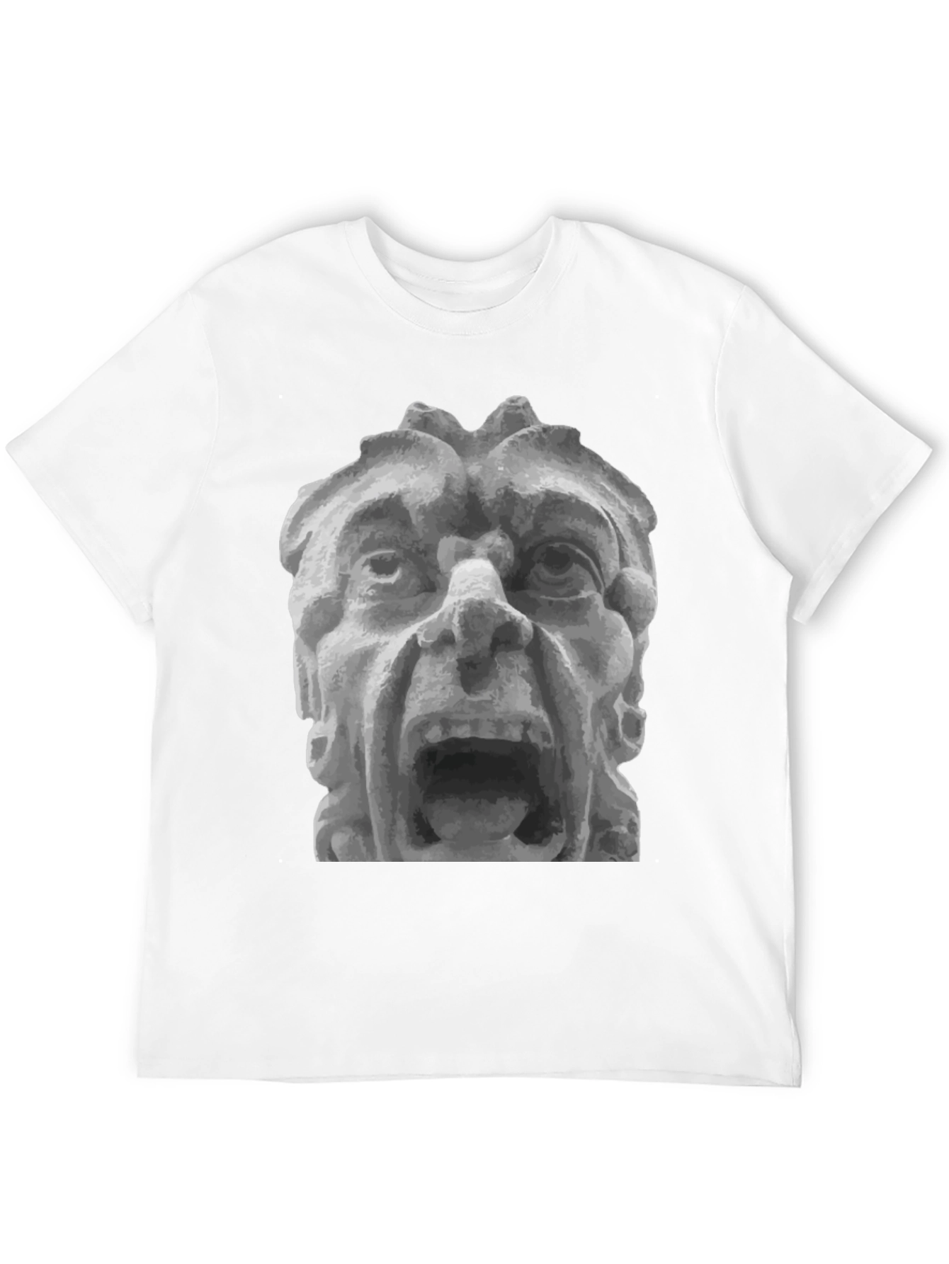 Stone Gargoyle Graphic T-Shirt