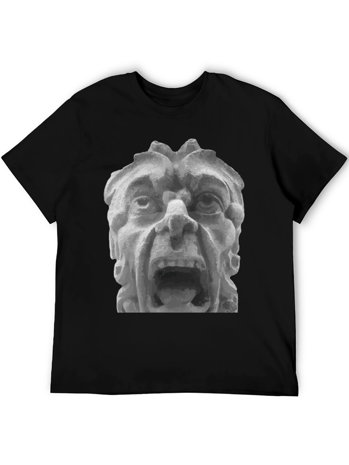 Stone Gargoyle Graphic T-Shirt