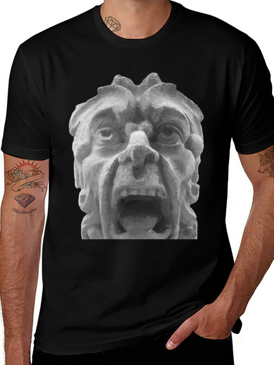 Stone Gargoyle Graphic T-Shirt