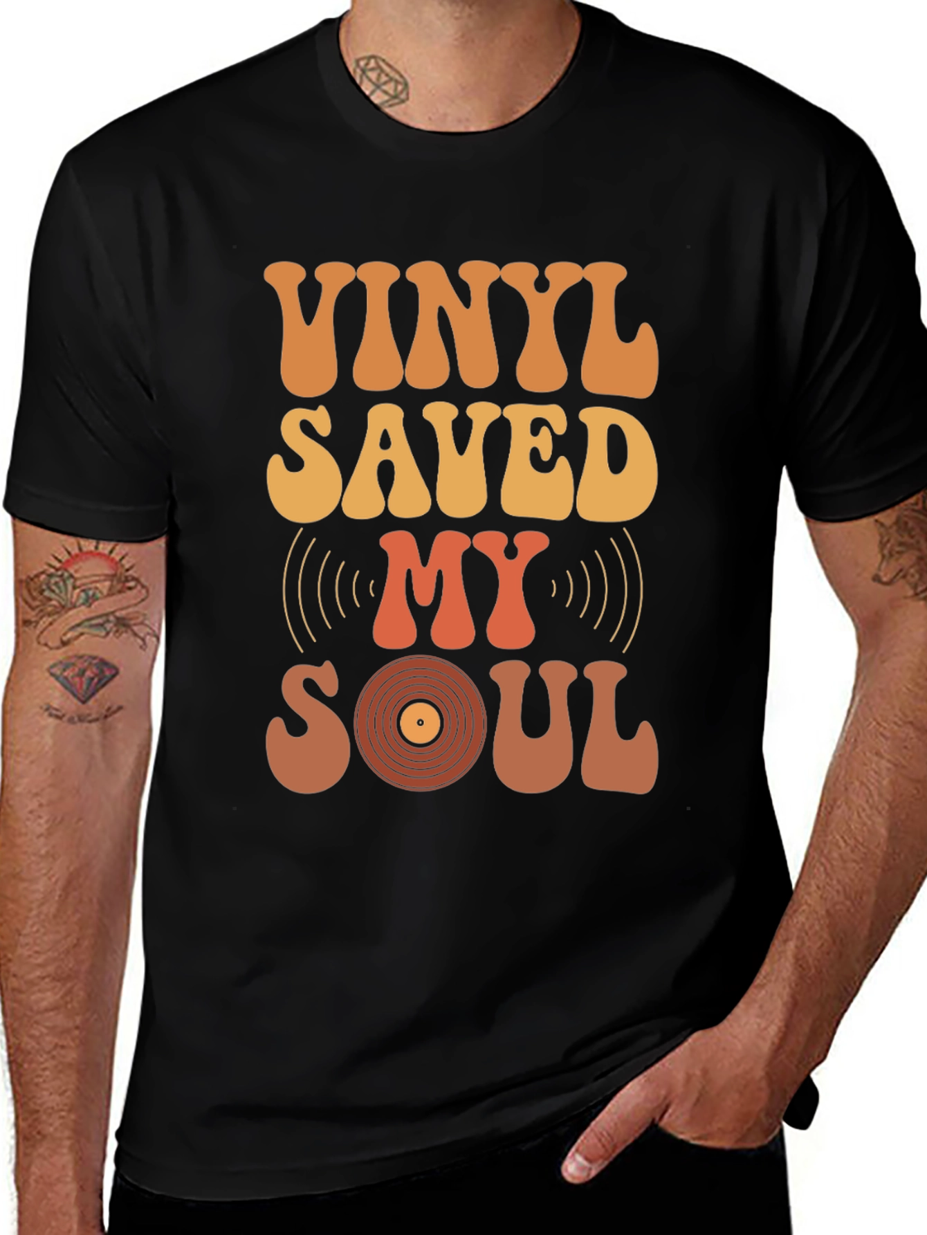 Vinyl Saved My Soul Graphic Tee