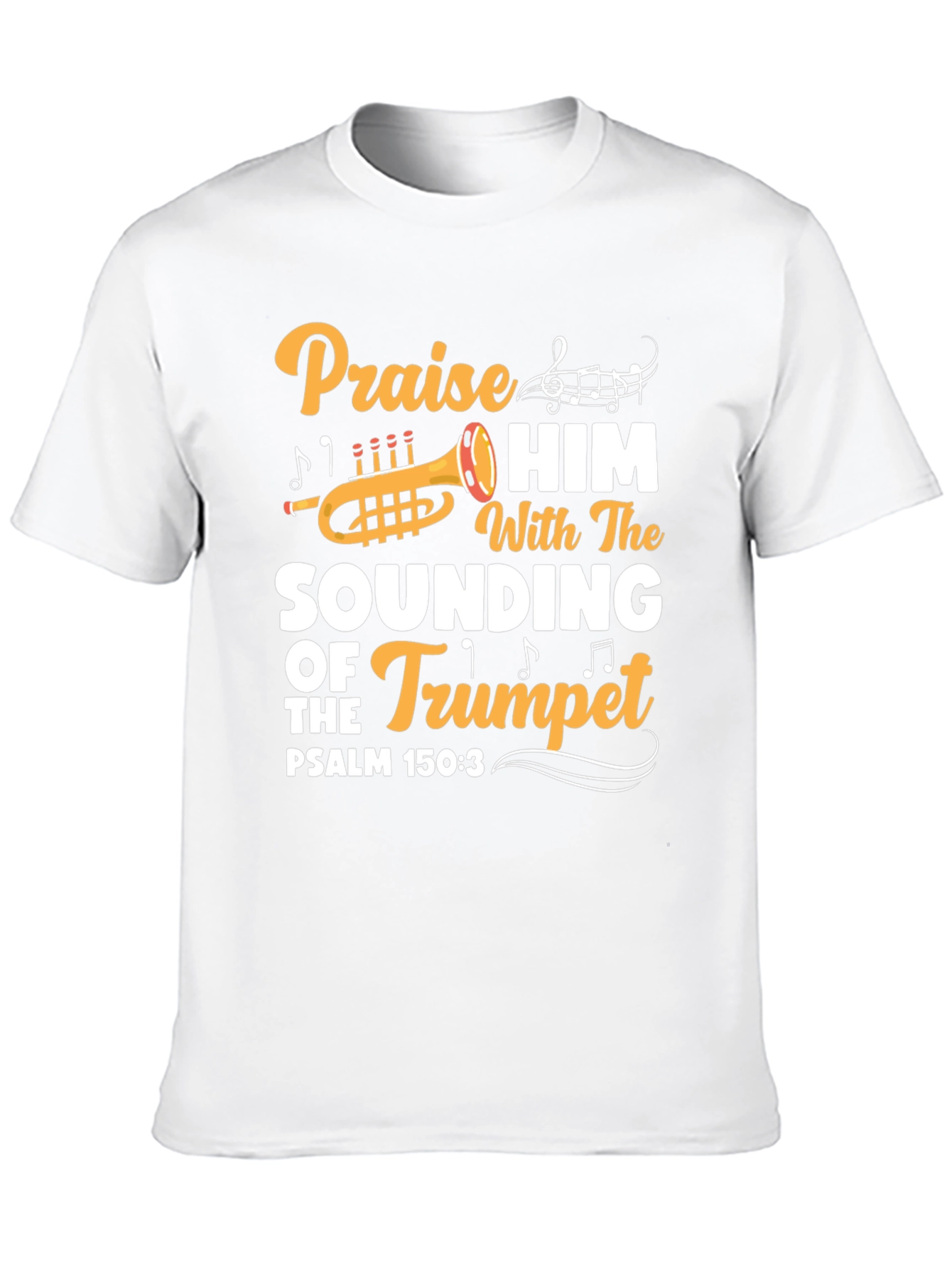 Praise Him Trumpet Graphic Tee
