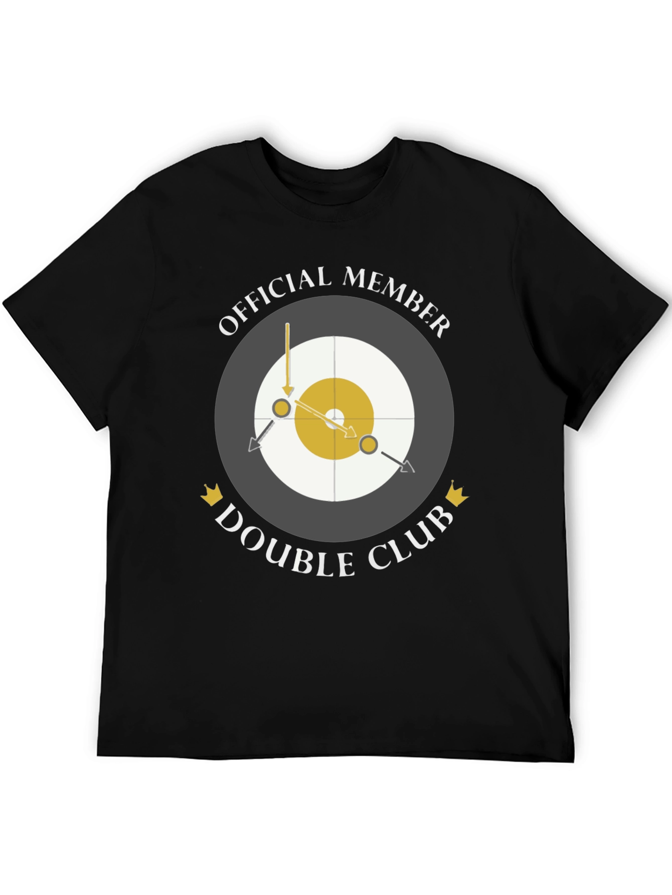 Official Member Double Club Black T-Shirt