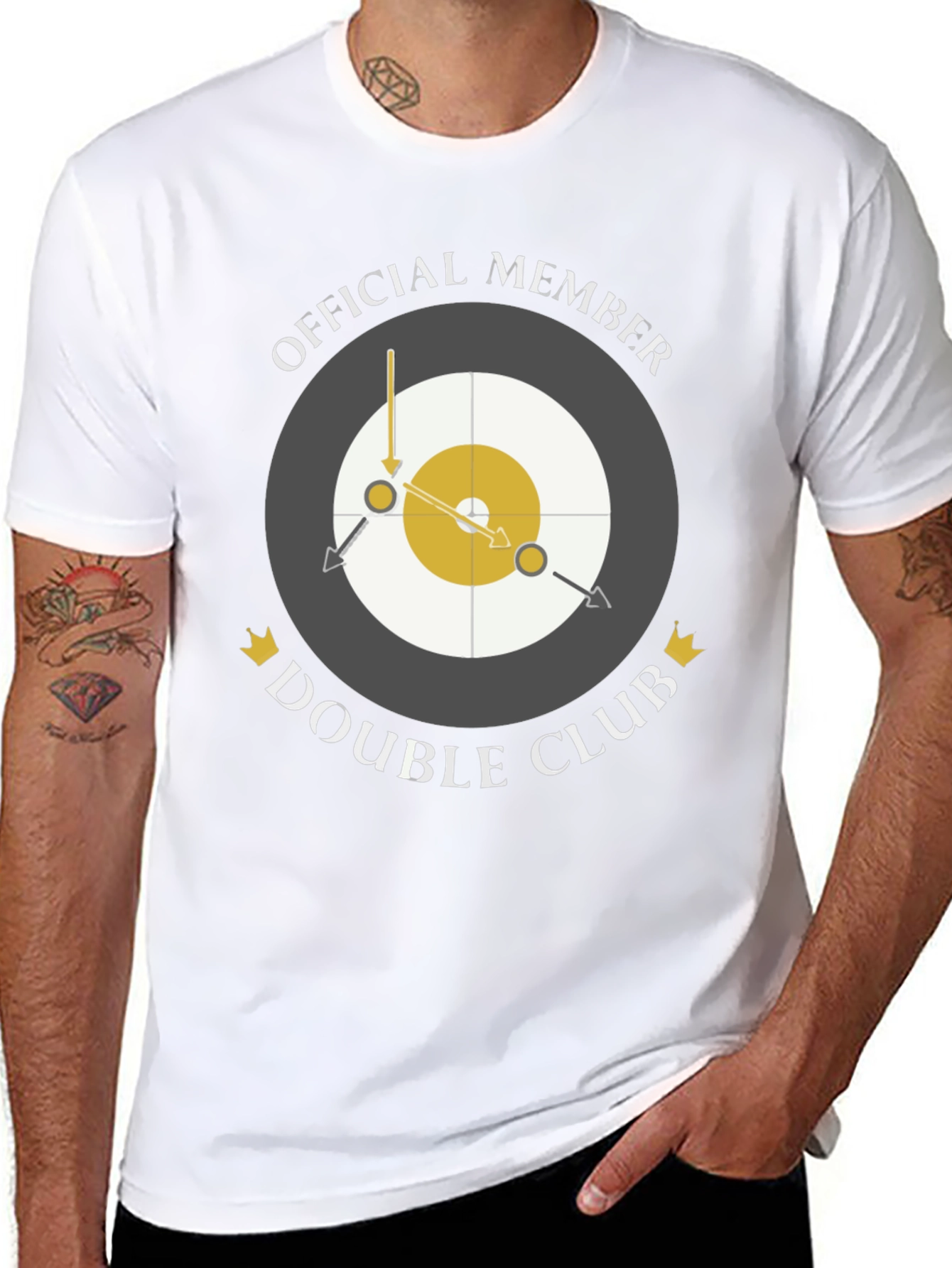Official Member Double Club Black T-Shirt
