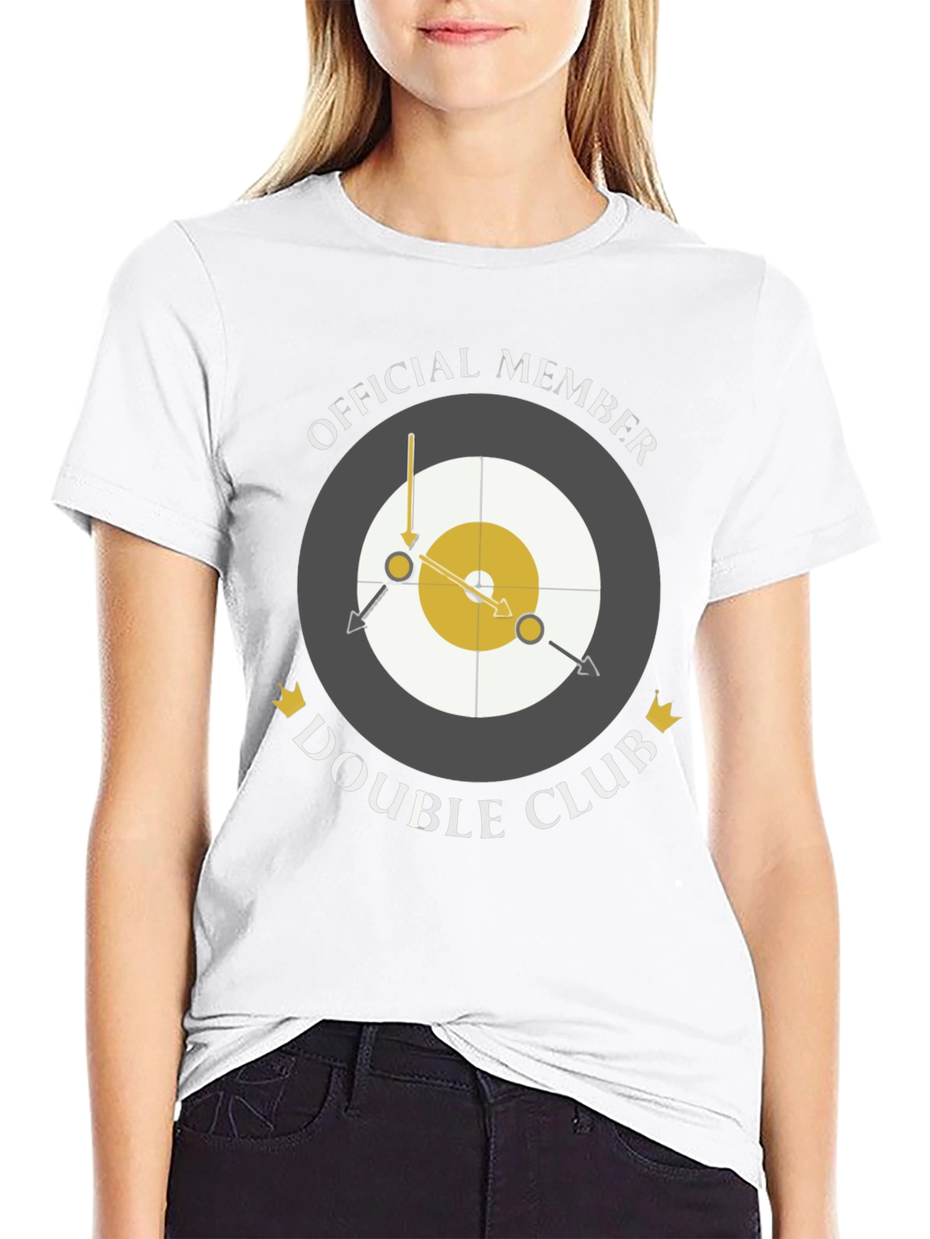 Official Member Double Club Black T-Shirt