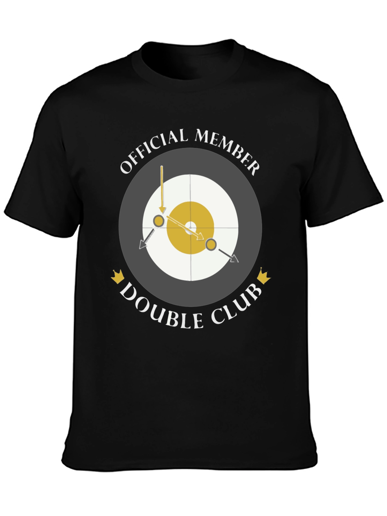 Official Member Double Club Black T-Shirt