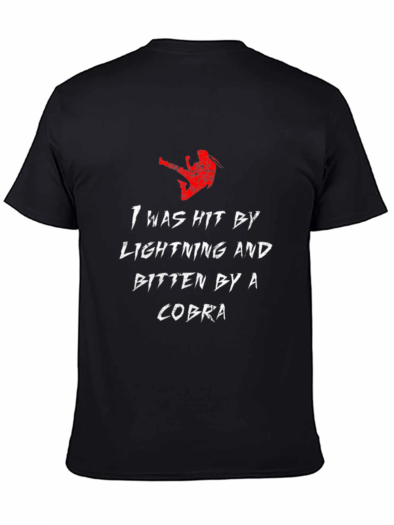 Hit by Lightning Cobra Bite Graphic T-Shirt