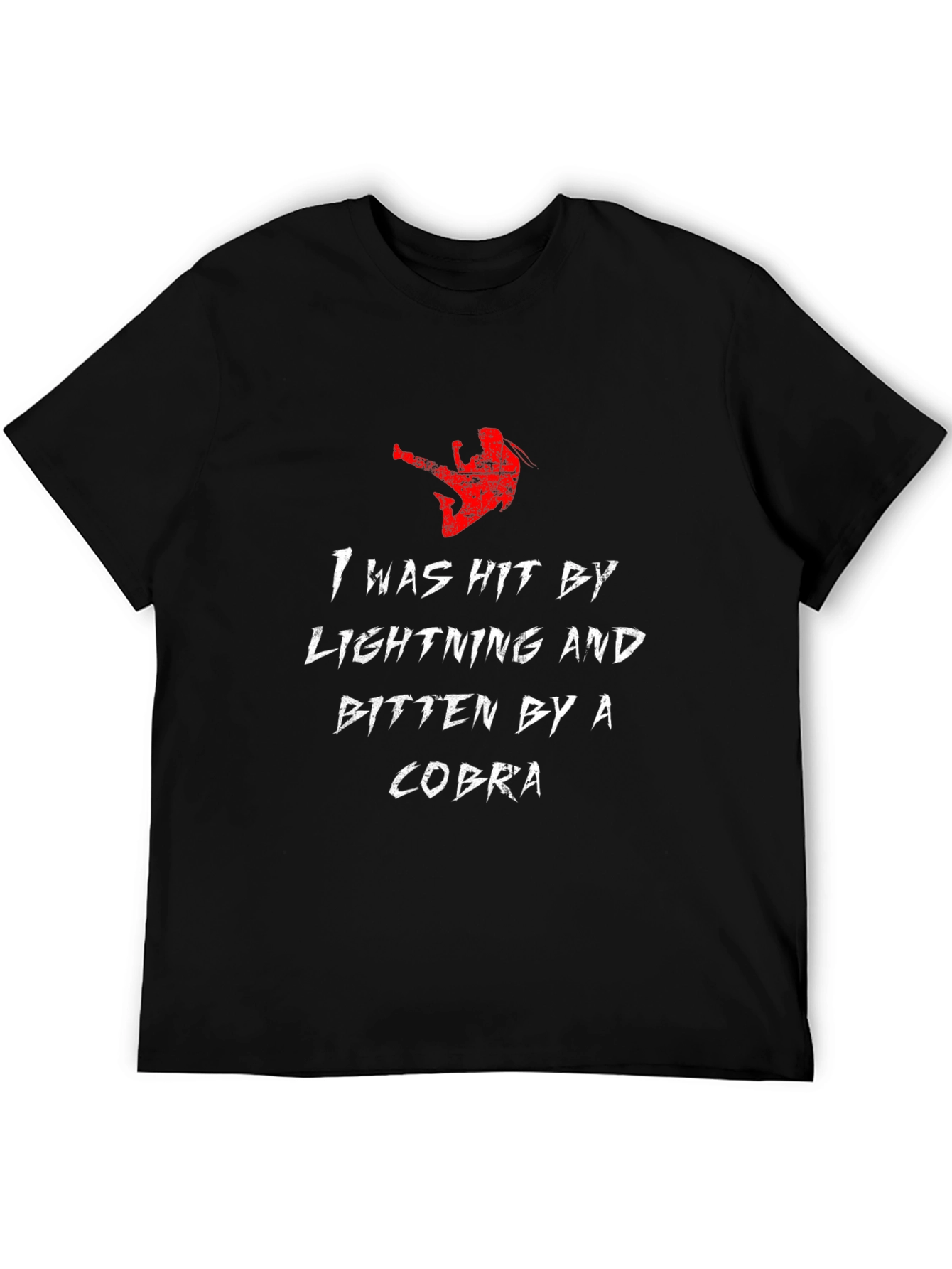 Hit by Lightning Cobra Bite Graphic T-Shirt