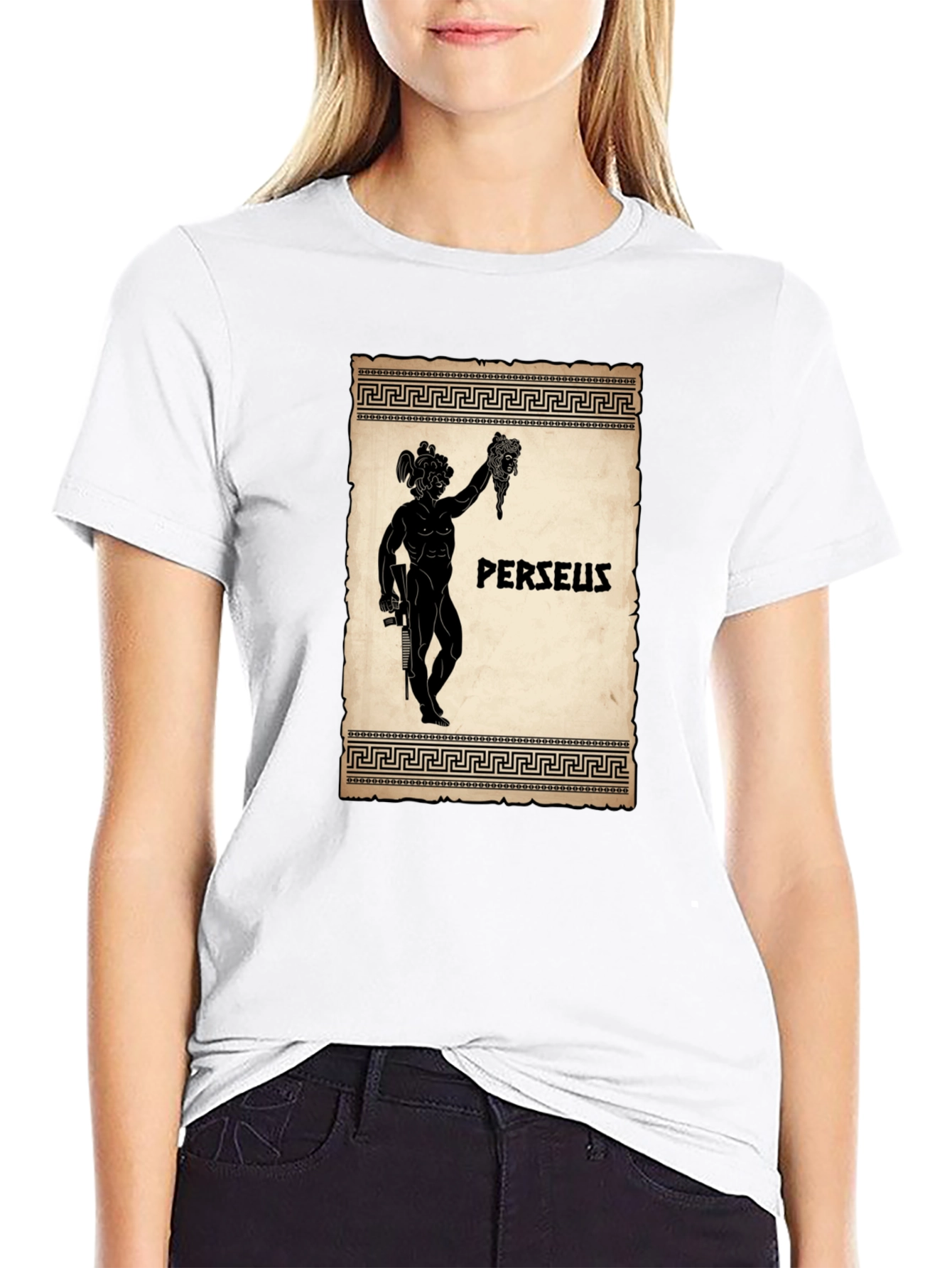 Perseus Graphic T-Shirt - Ancient Greek Mythology Tee