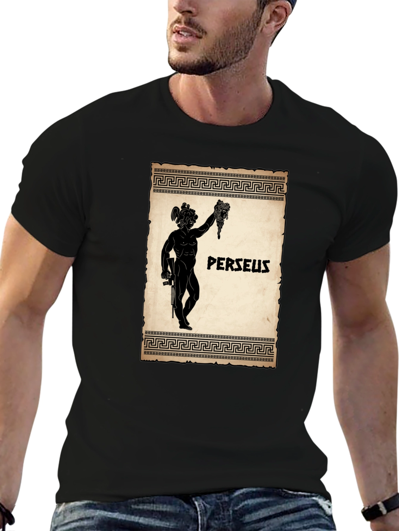 Perseus Graphic T-Shirt - Ancient Greek Mythology Tee
