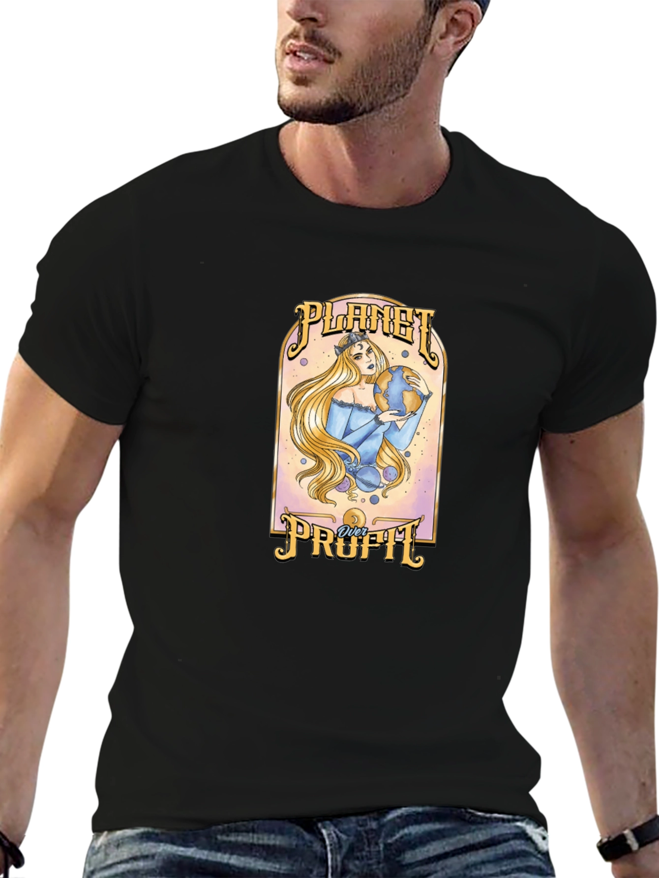 Planet Over Profit Graphic Tee