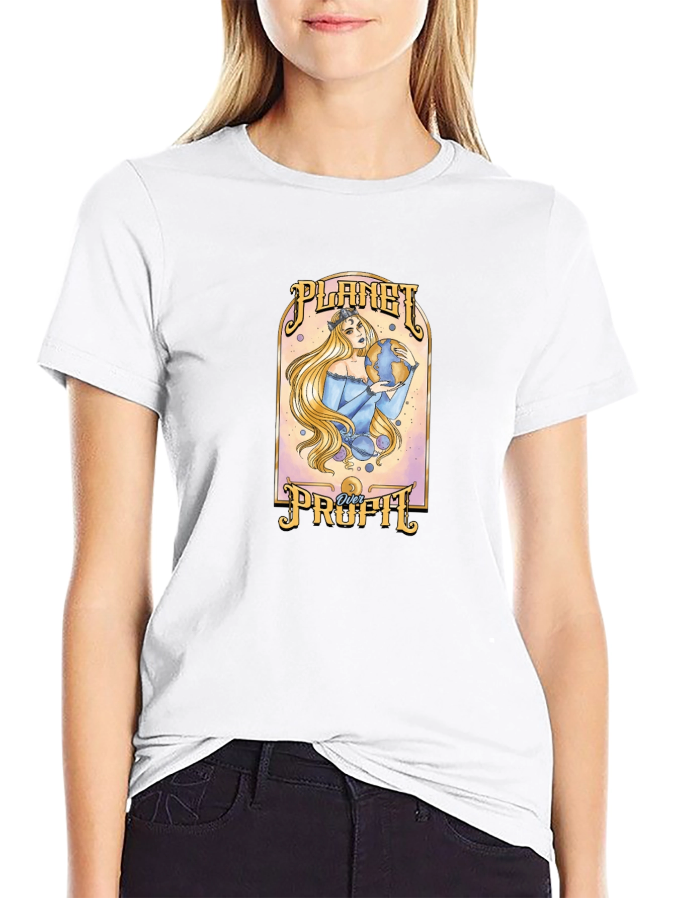 Planet Over Profit Graphic Tee