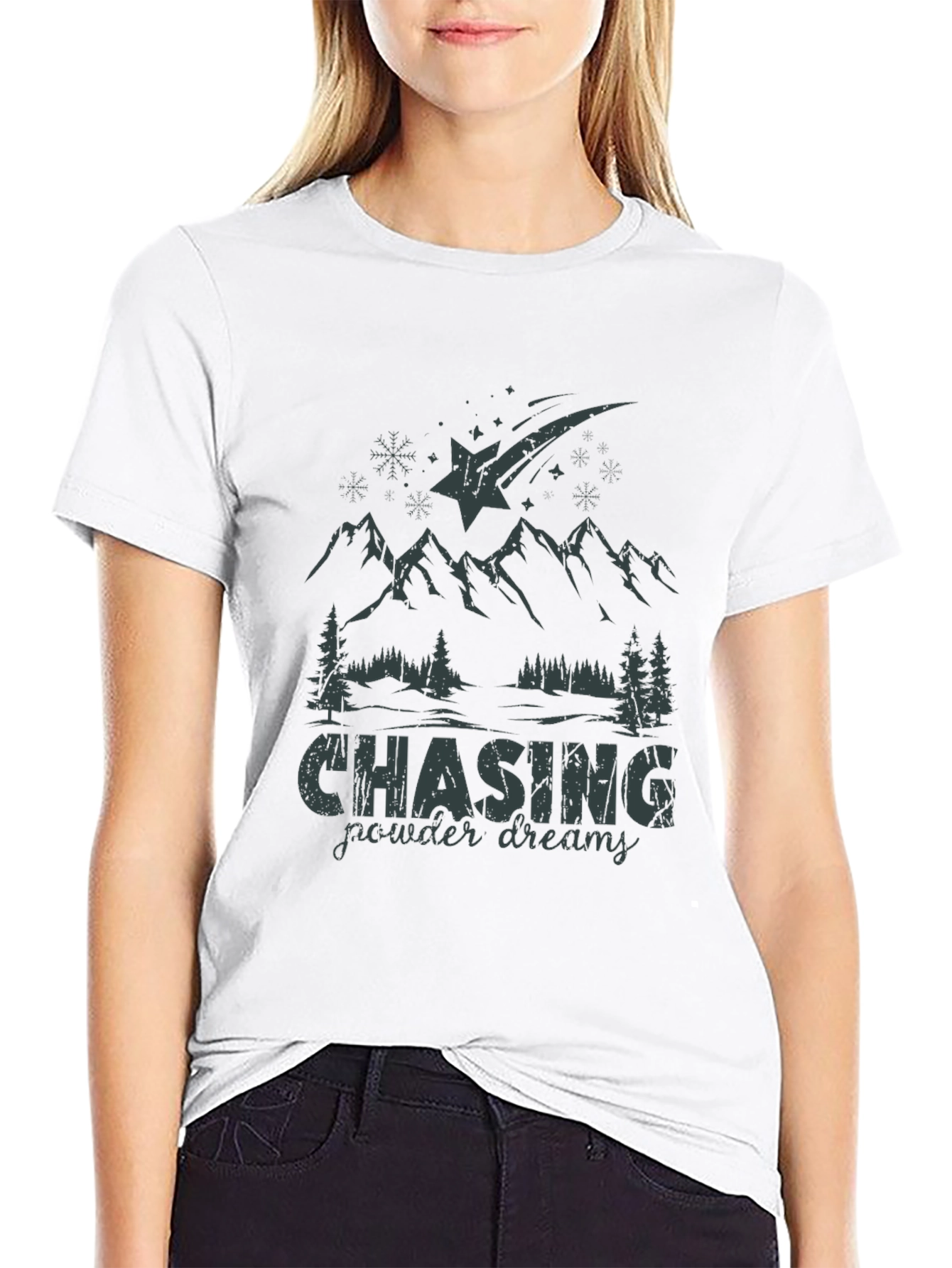 Chasing Powder Dreams Graphic Tee