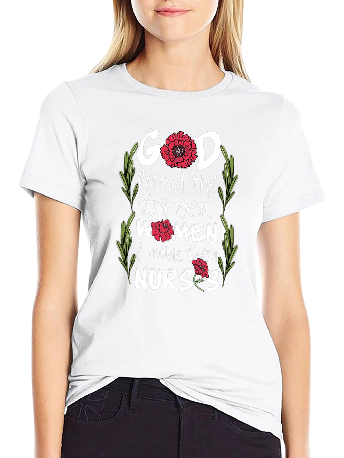 God Made Them Nurses - Graphic T-Shirt