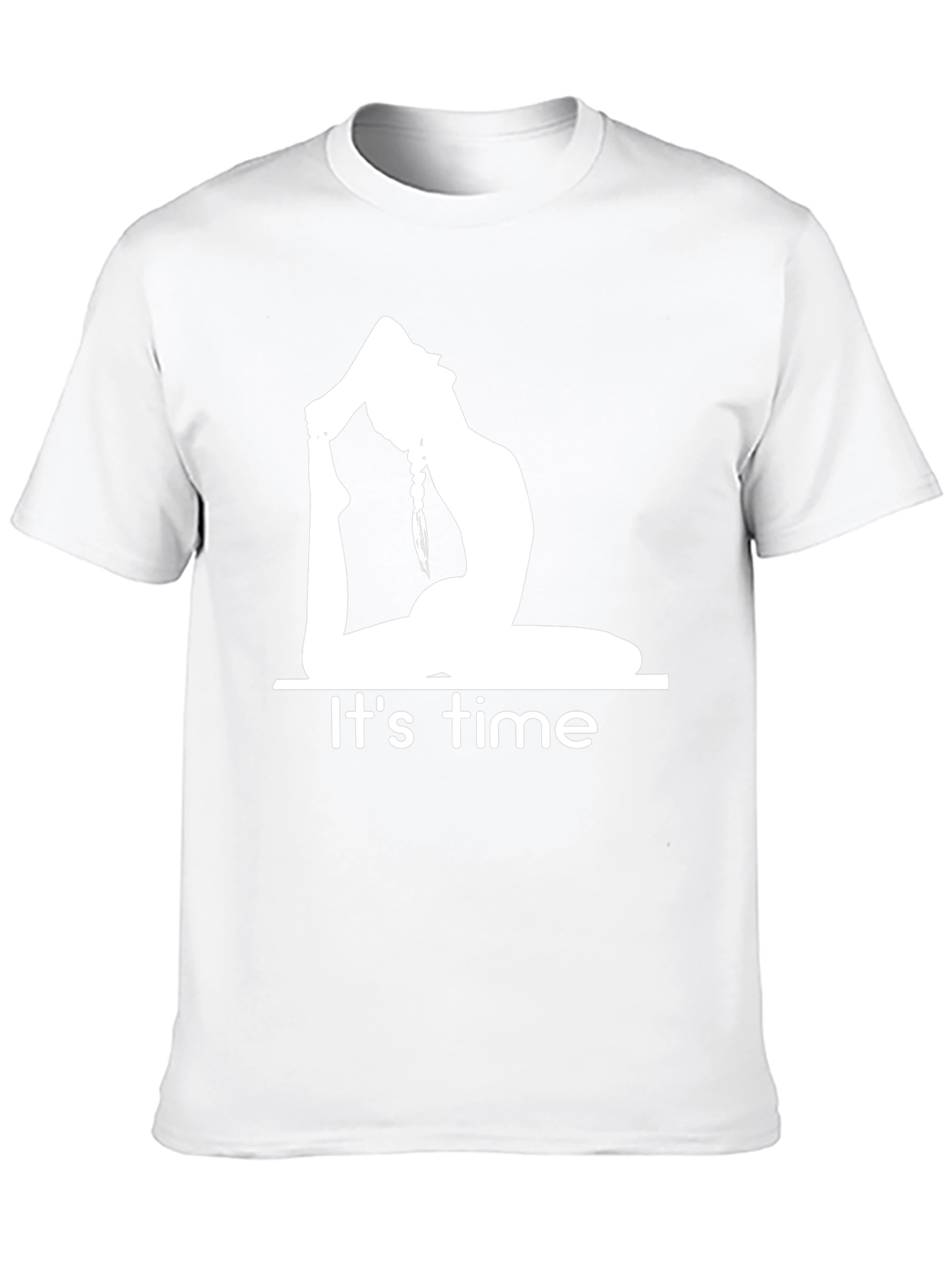 Yoga Time T-Shirt - Black Cotton Blend