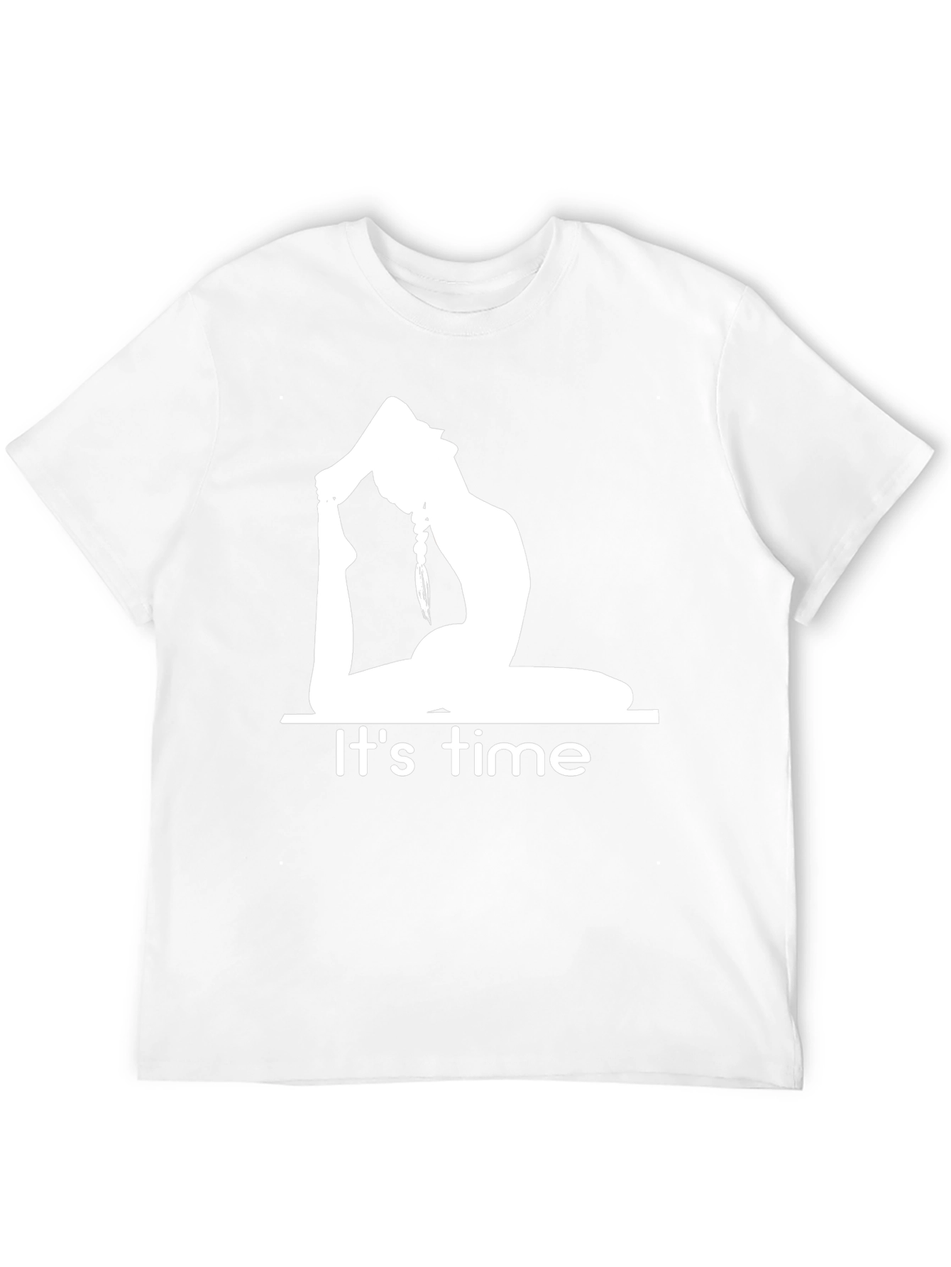 Yoga Time T-Shirt - Black Cotton Blend