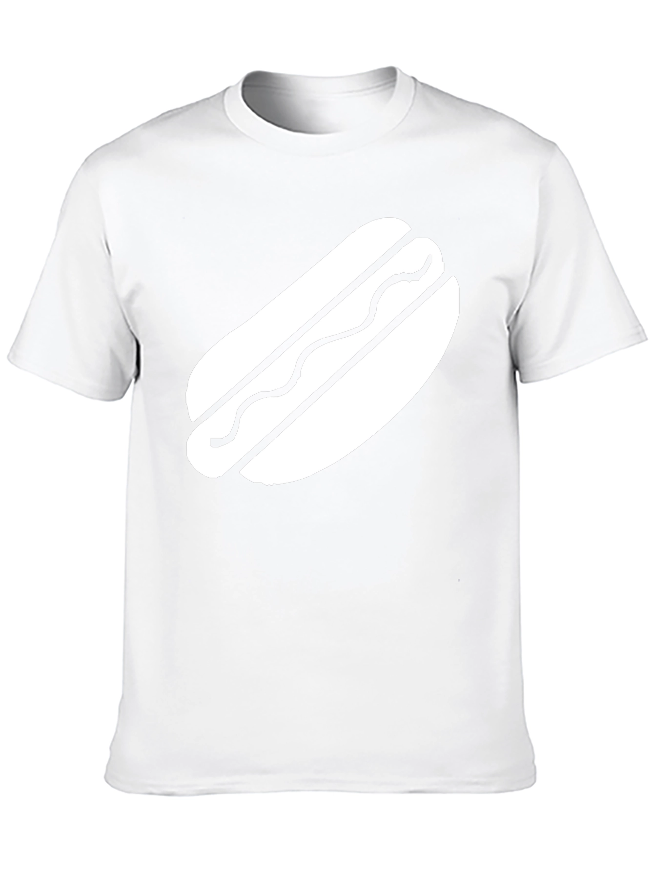 Hot Dog Graphic Black T-Shirt - Casual Comfort