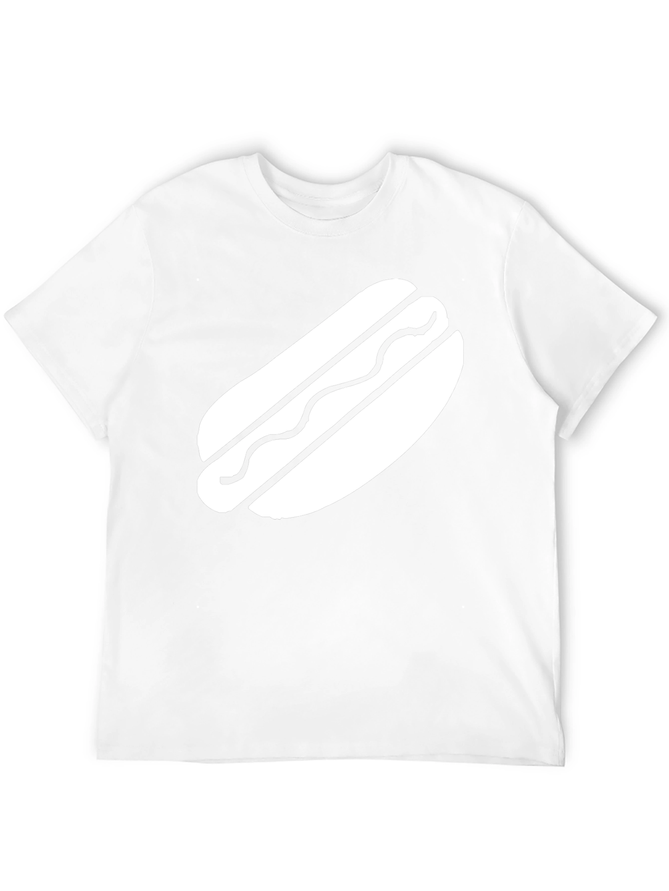 Hot Dog Graphic Black T-Shirt - Casual Comfort