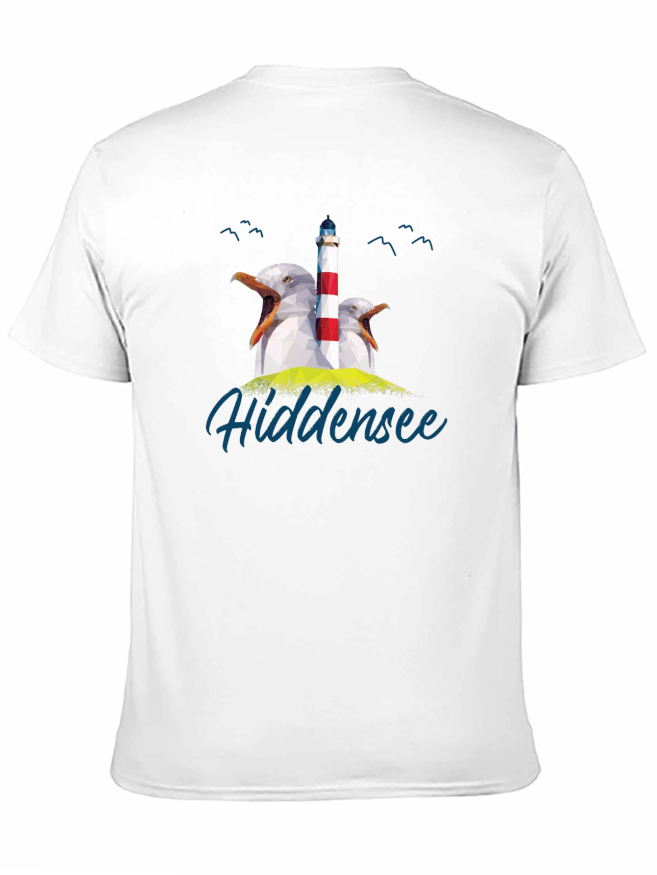 Hidden Sea Seagull Lighthouse Graphic Tee