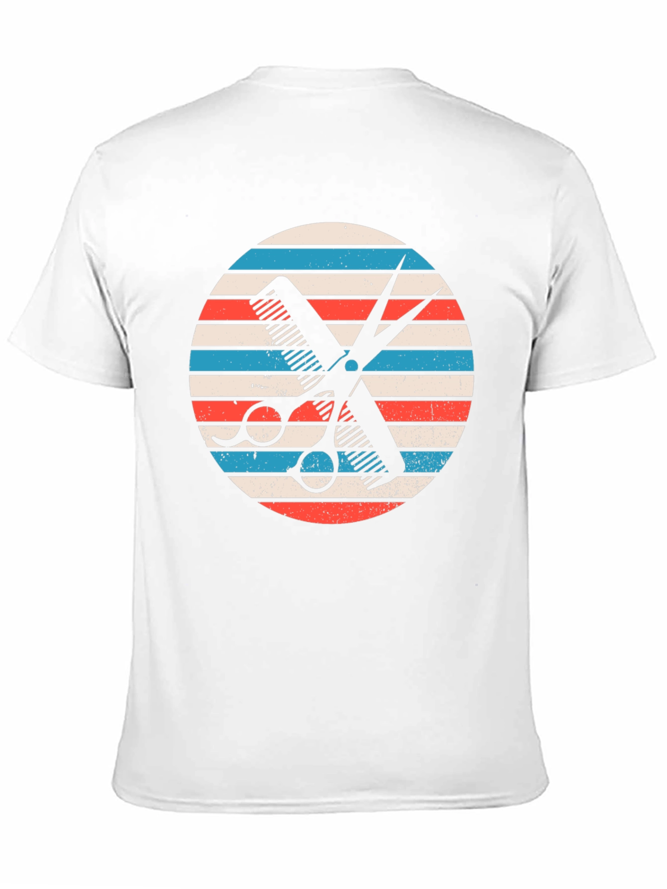 Barber Comb & Scissors Graphic Tee