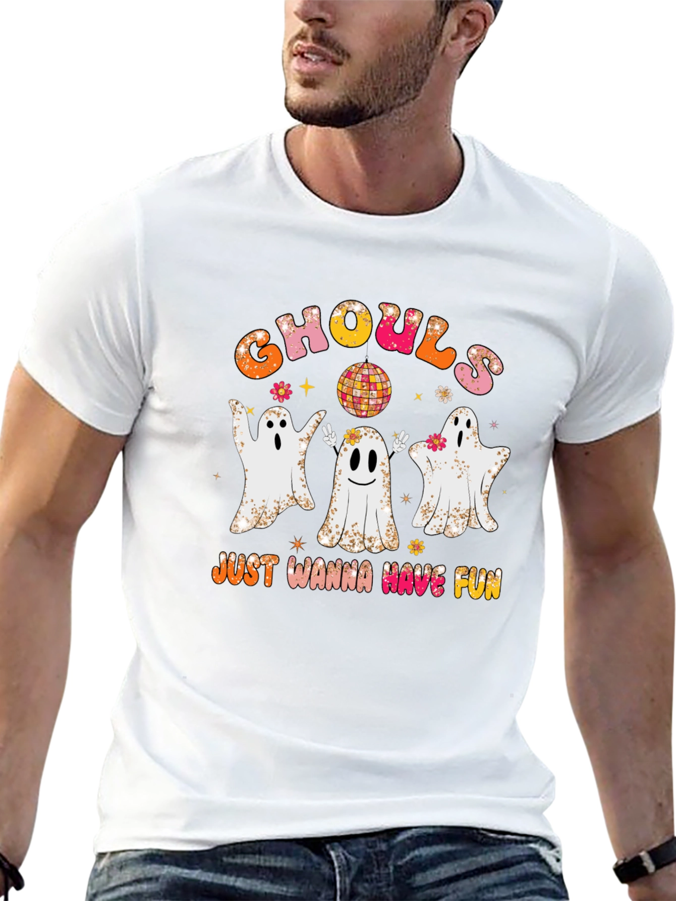 Retro Ghoul Fun T-Shirt - Halloween Party Tee