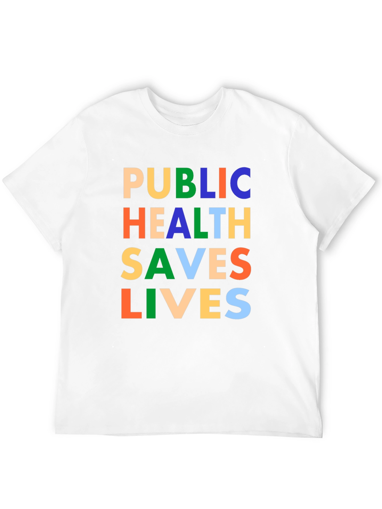 Public Health Saves Lives Graphic T-Shirt