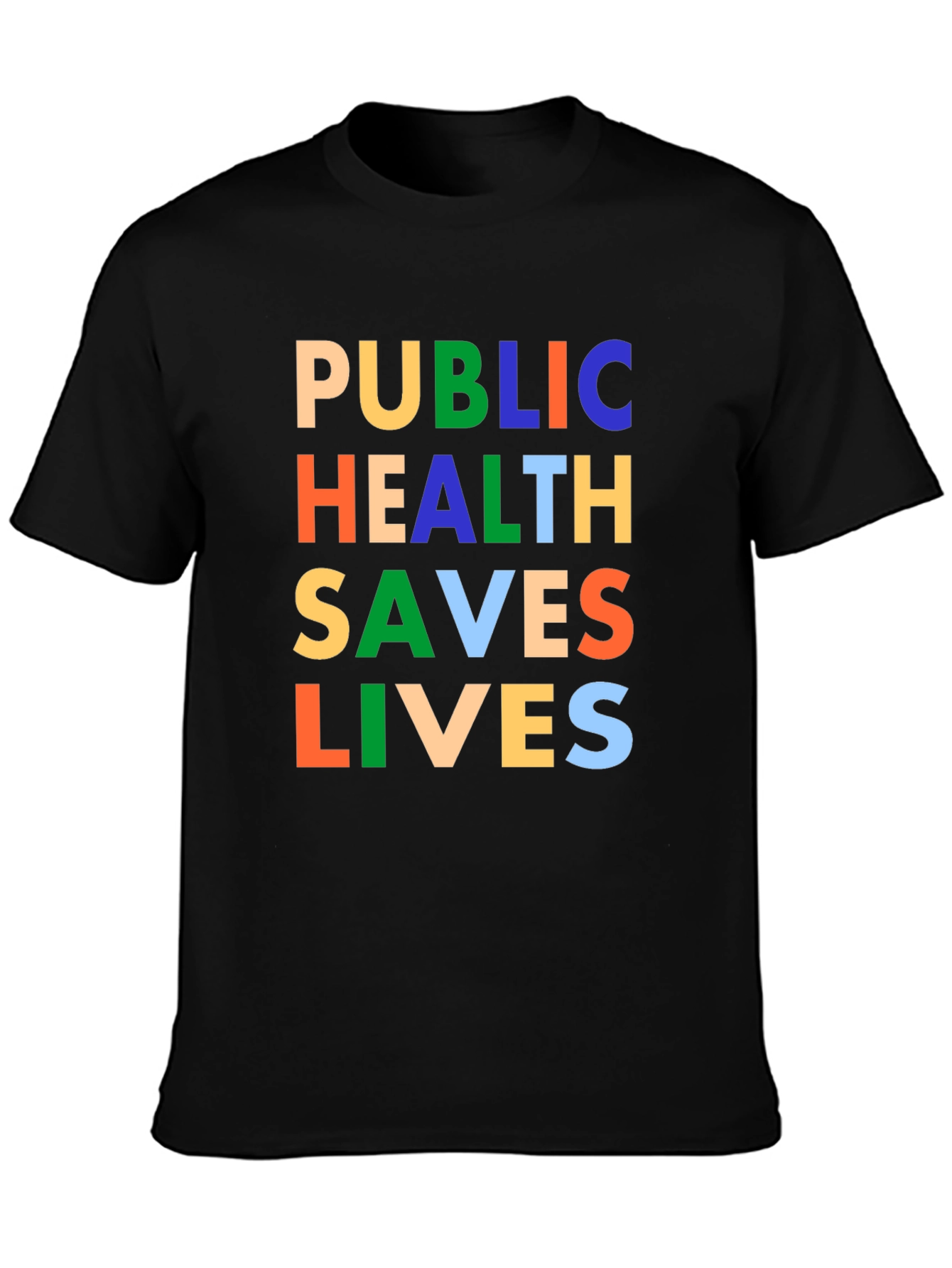 Public Health Saves Lives Graphic T-Shirt