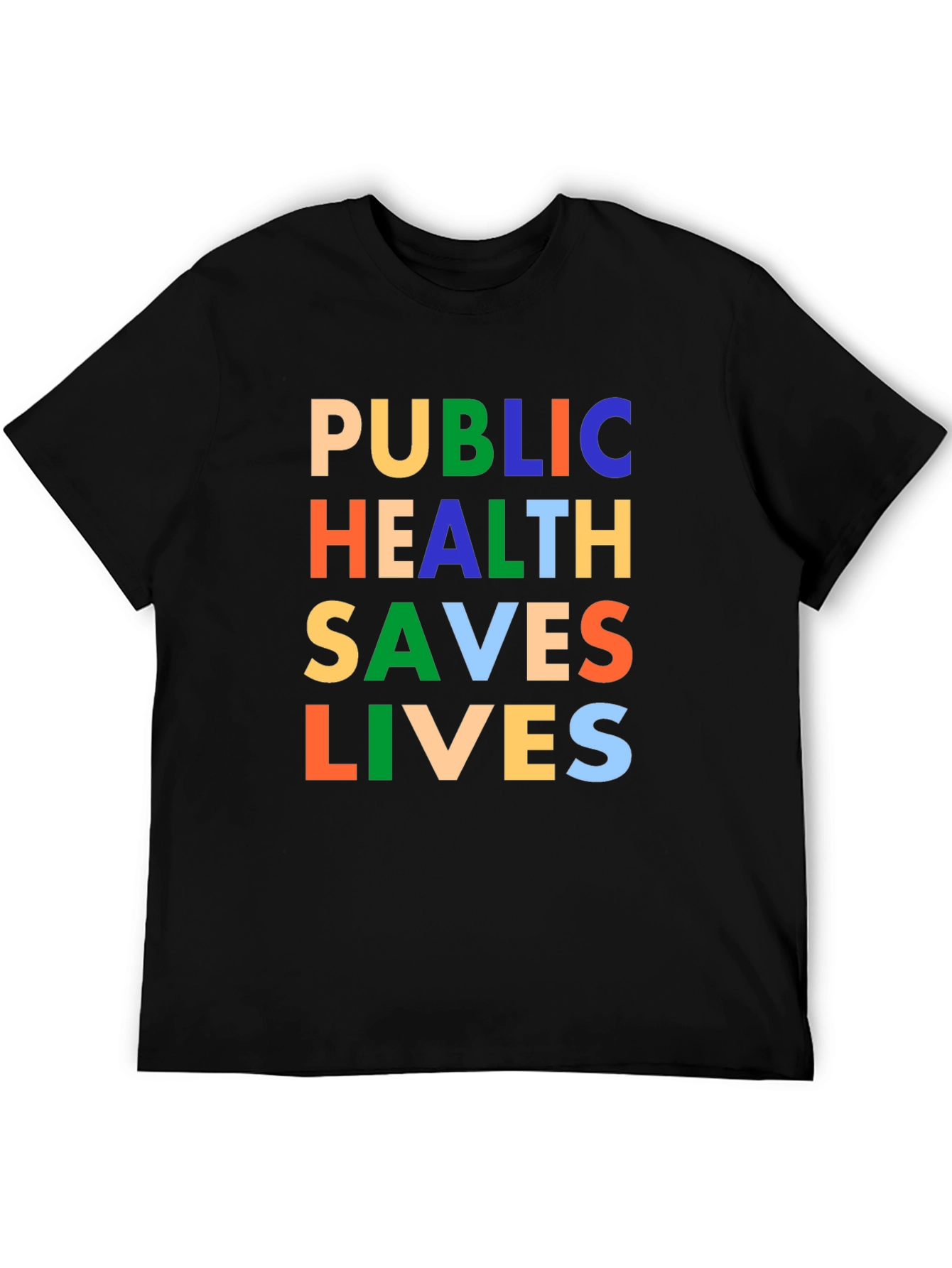 Public Health Saves Lives Graphic T-Shirt