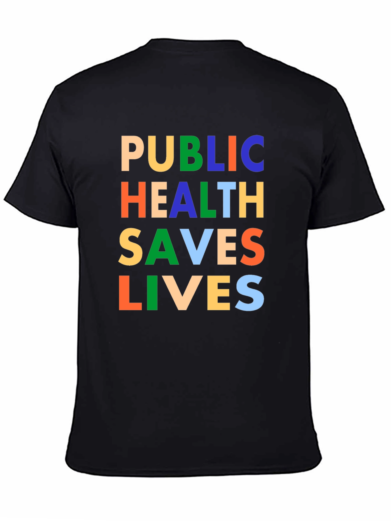 Public Health Saves Lives Graphic T-Shirt