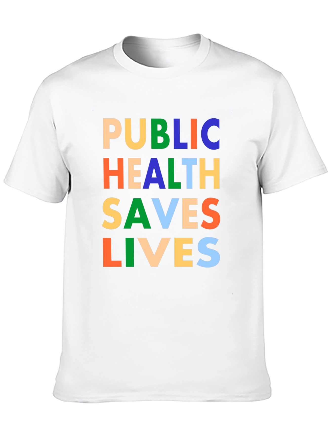 Public Health Saves Lives Graphic T-Shirt