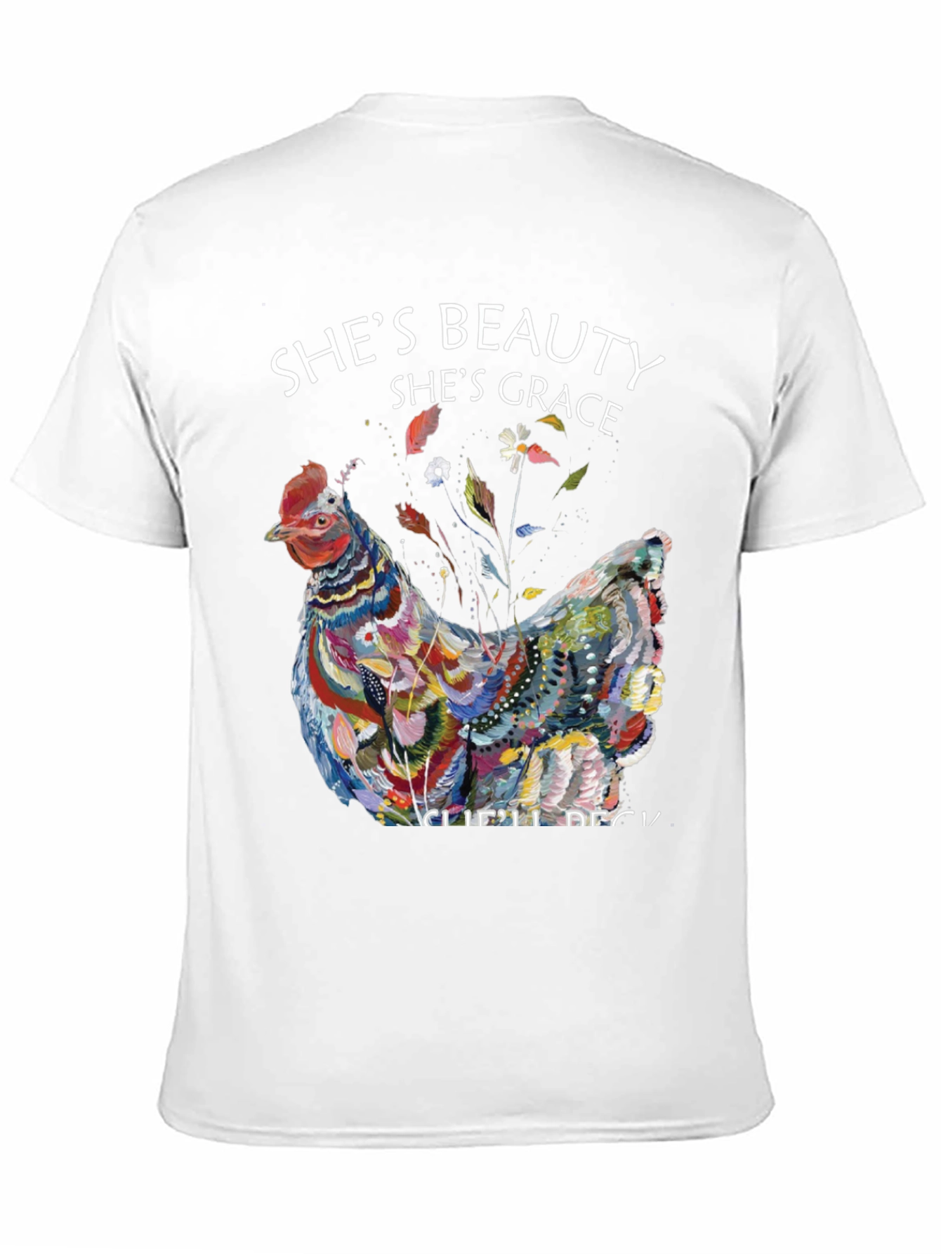 Shes Beauty Shes Grace Hen Graphic Tee