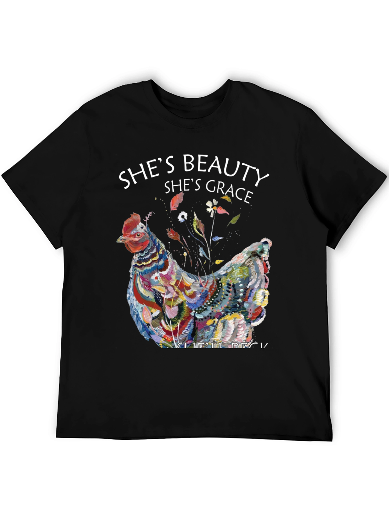 Shes Beauty Shes Grace Hen Graphic Tee