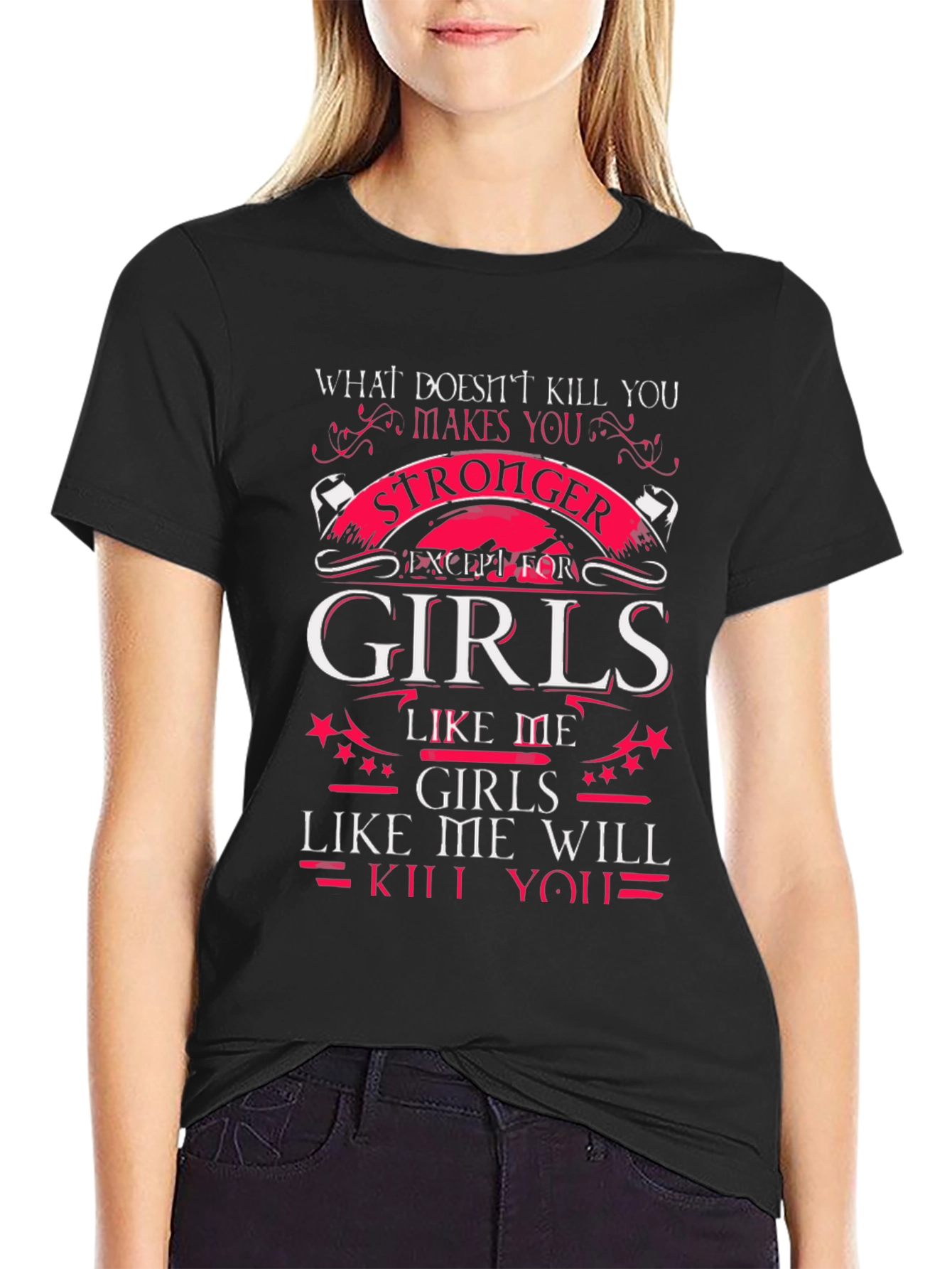 Stronger Girls Graphic Tee