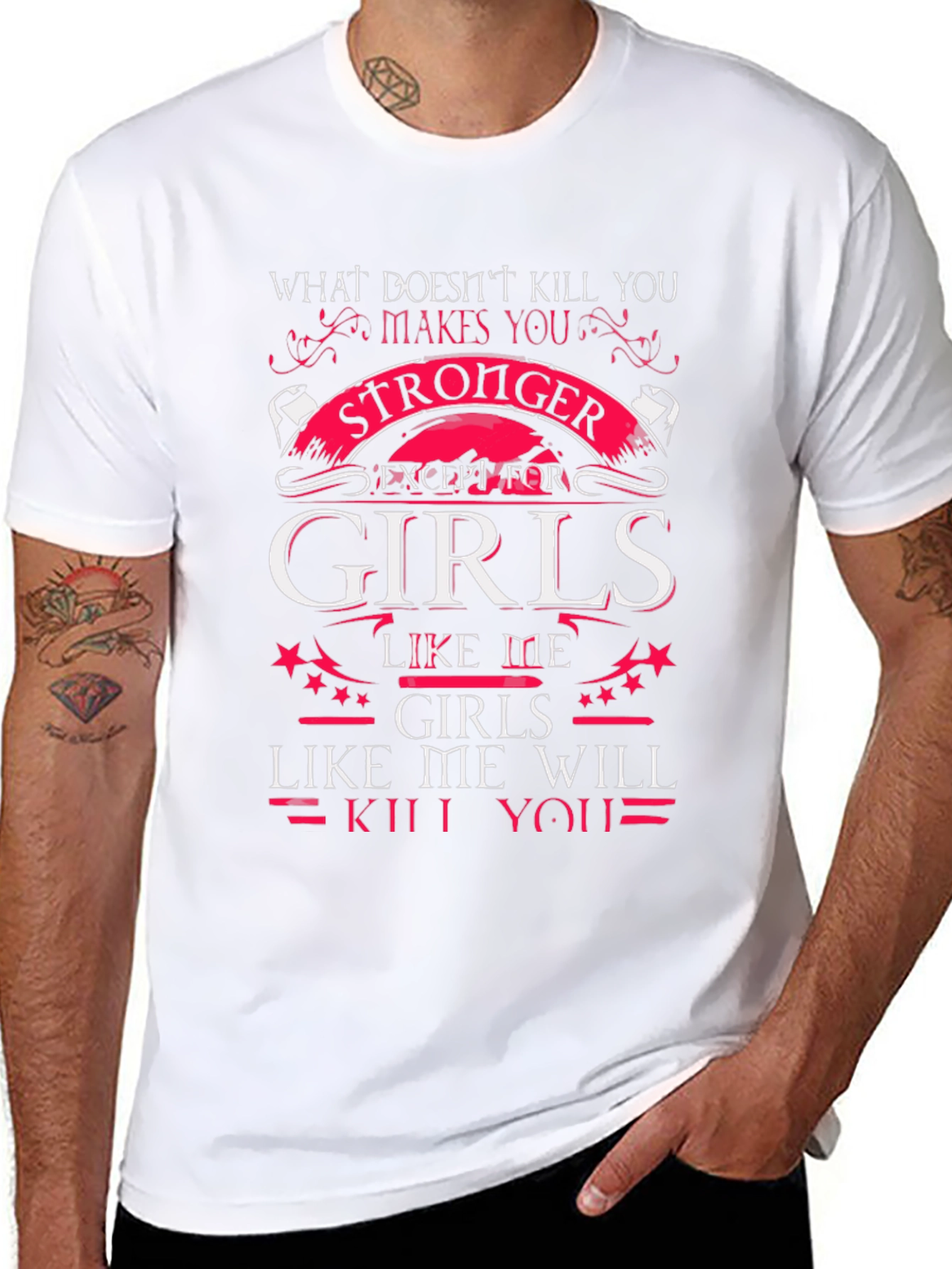 Stronger Girls Graphic Tee