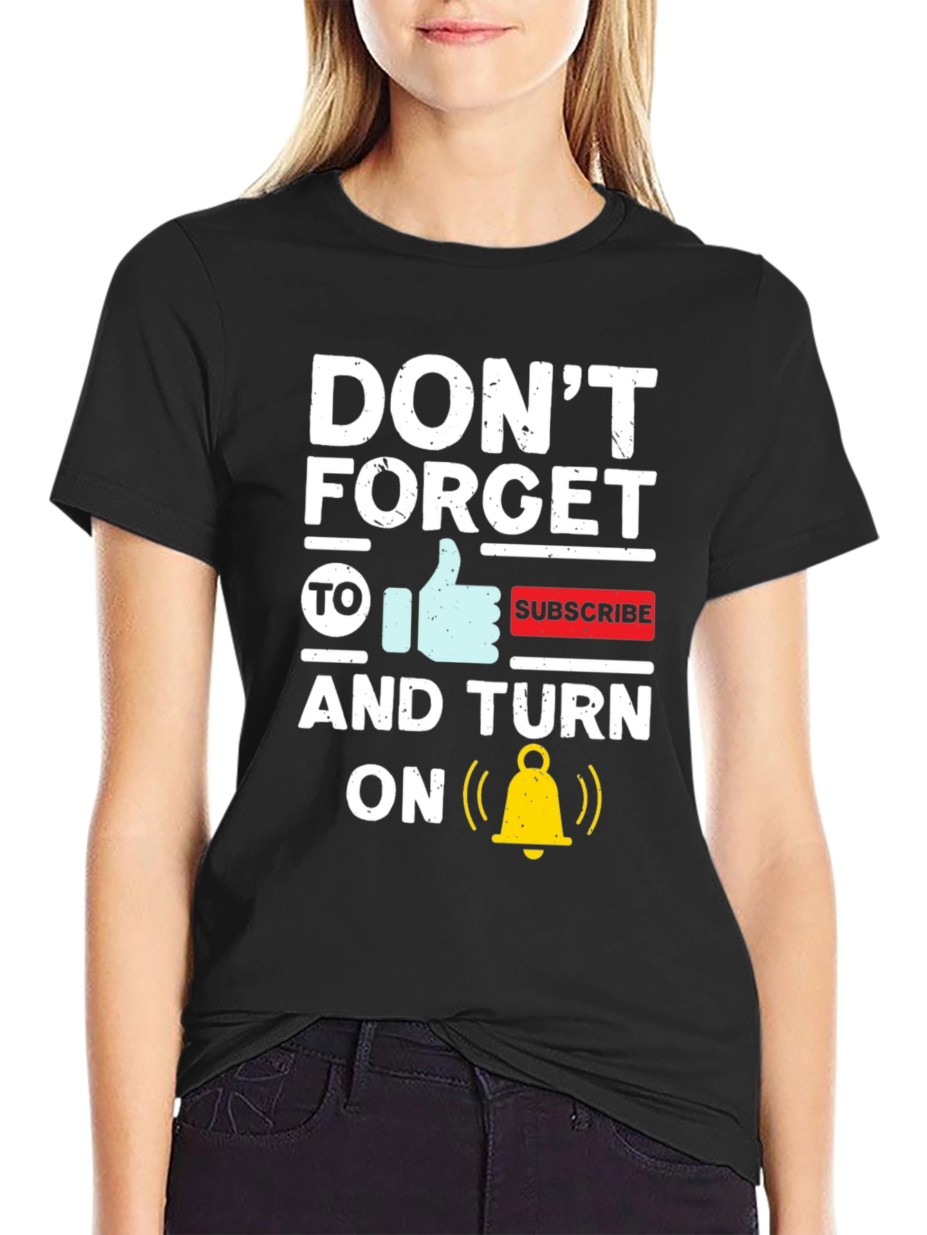 Dont Forget To Subscribe Graphic Tee