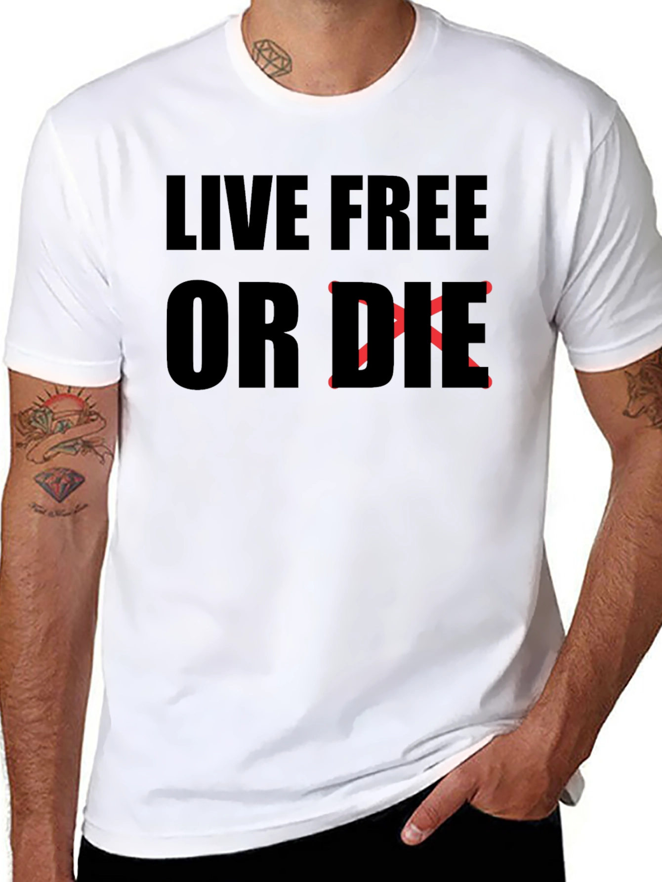 Live Free Or Die Graphic T-Shirt