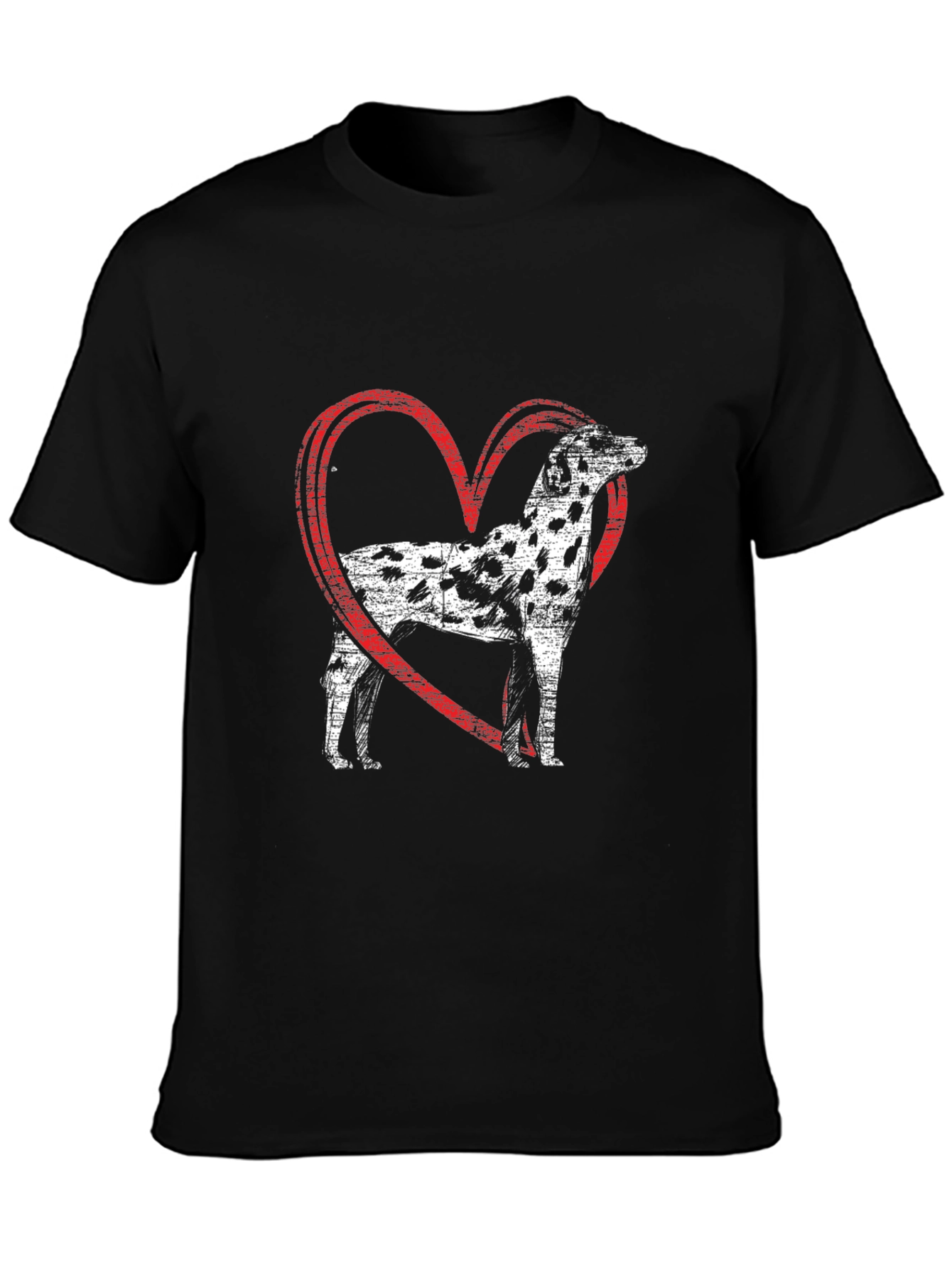 Dalmatian Dog Heart T-Shirt