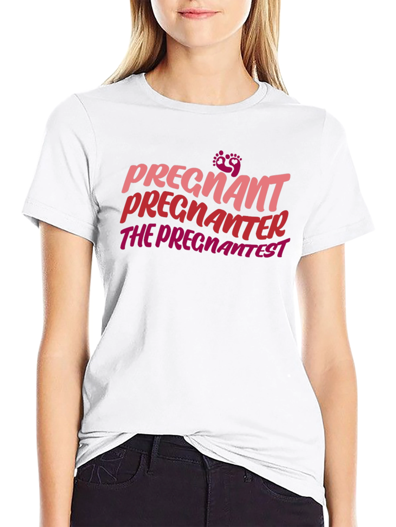 Pregnantest Funny T-Shirt - Expecting Mom Tee