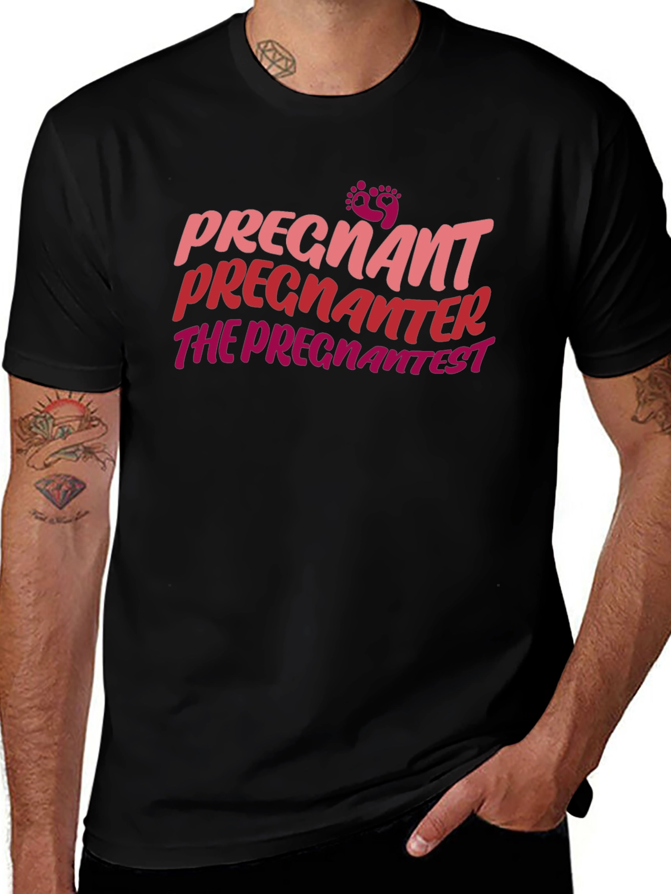 Pregnantest Funny T-Shirt - Expecting Mom Tee