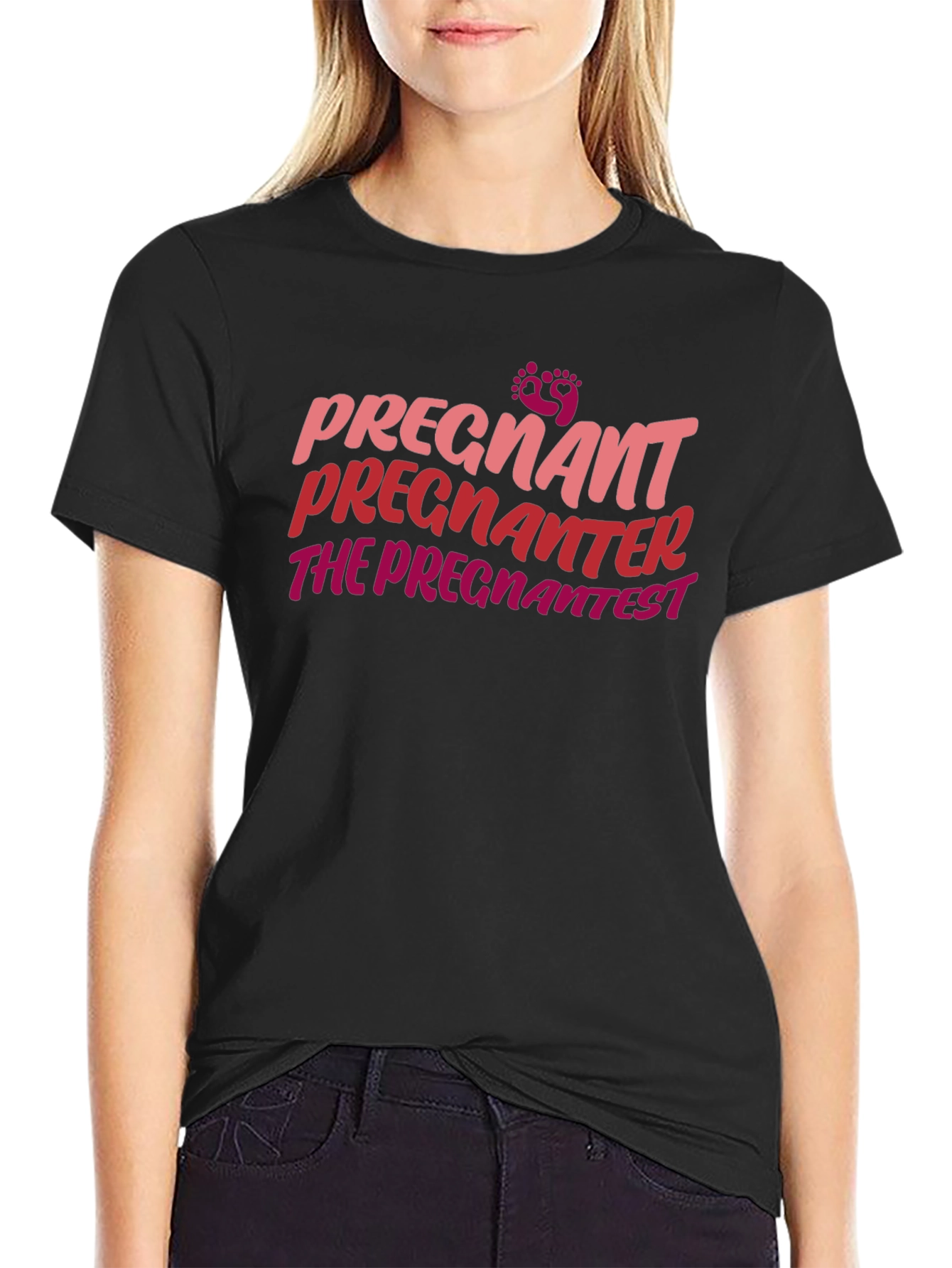 Pregnantest Funny T-Shirt - Expecting Mom Tee