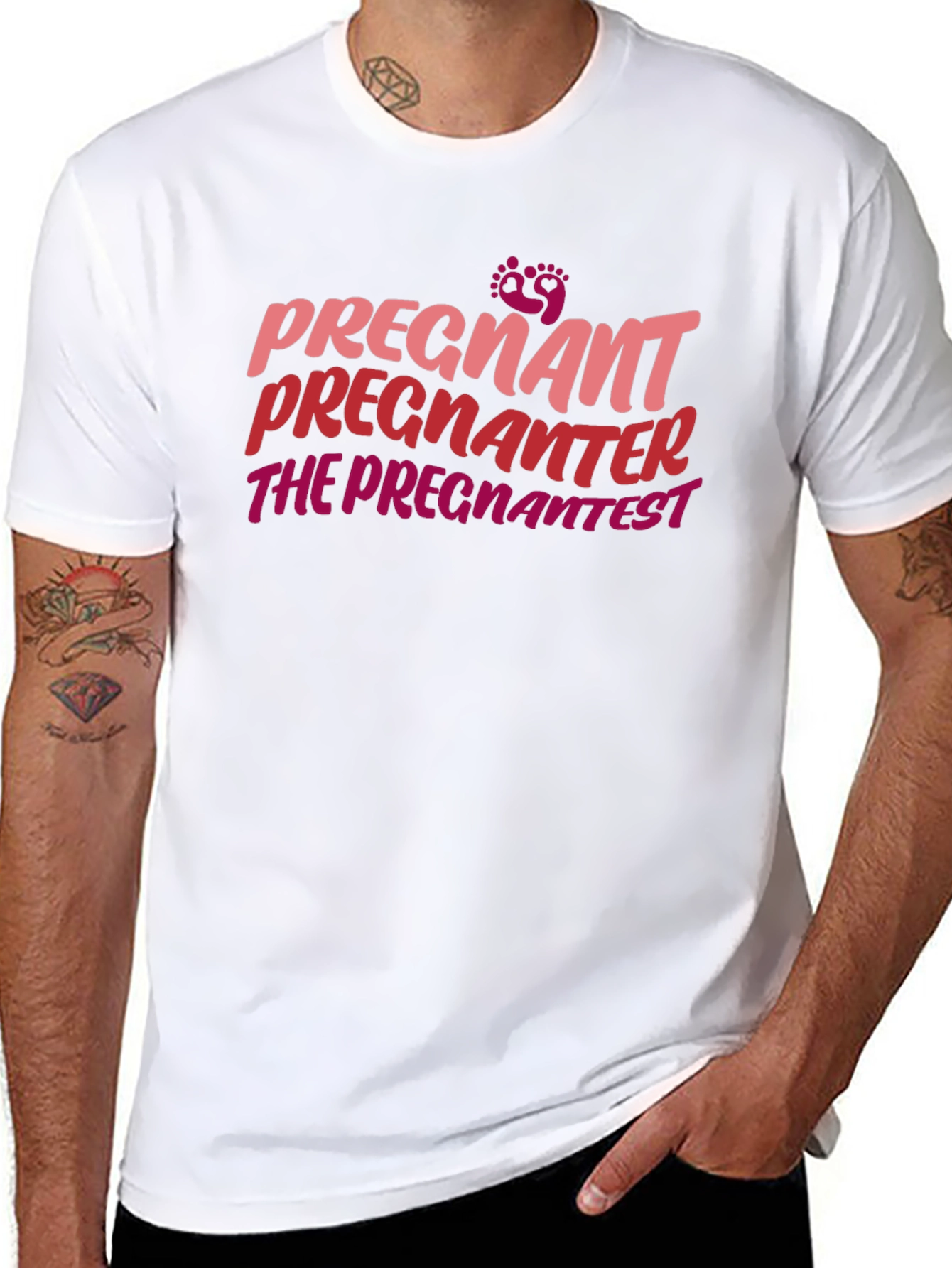 Pregnantest Funny T-Shirt - Expecting Mom Tee