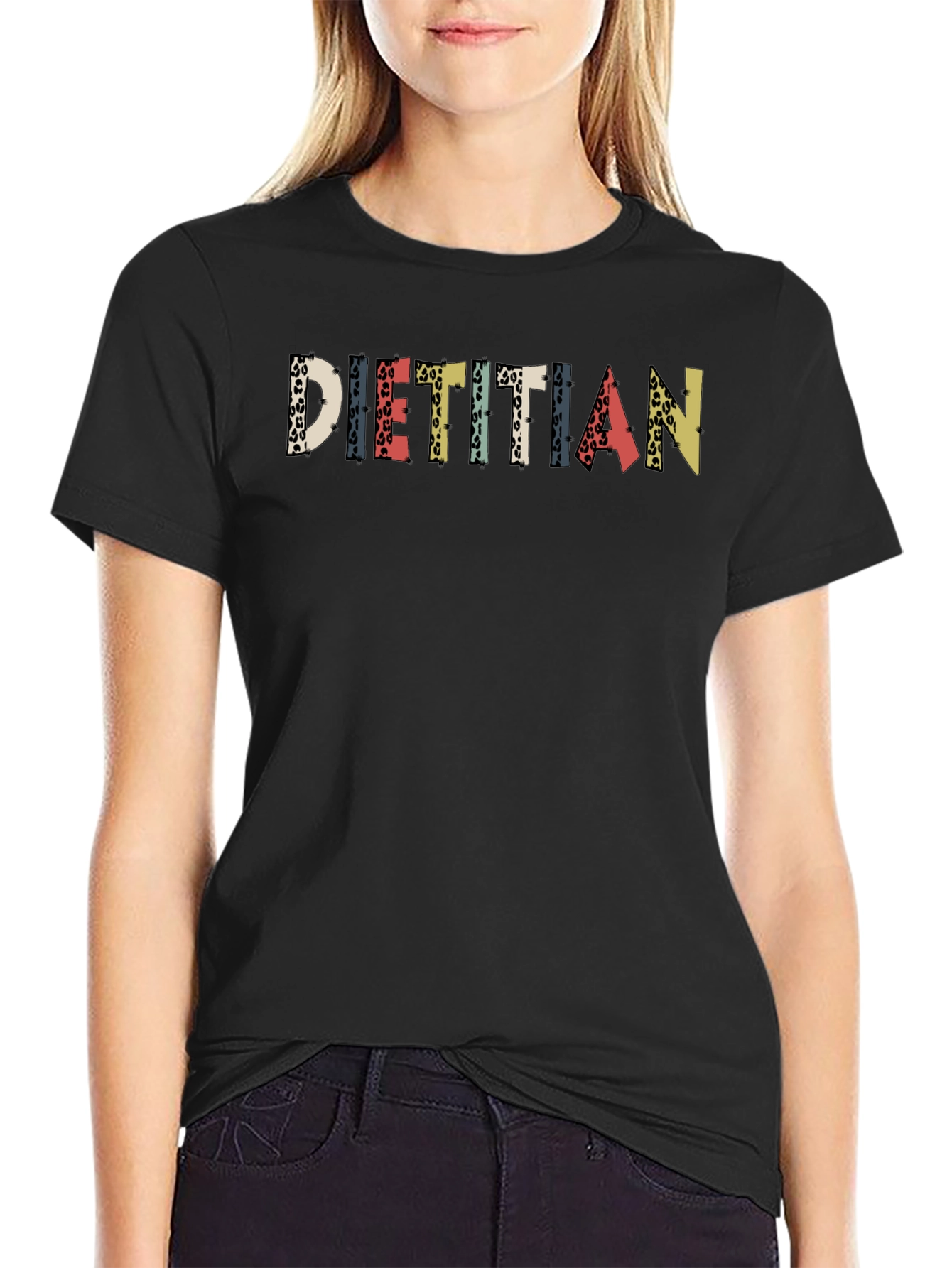 Dietitian Graphic Print T-Shirt