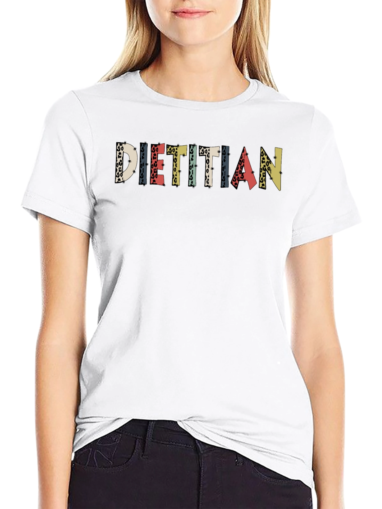Dietitian Graphic Print T-Shirt